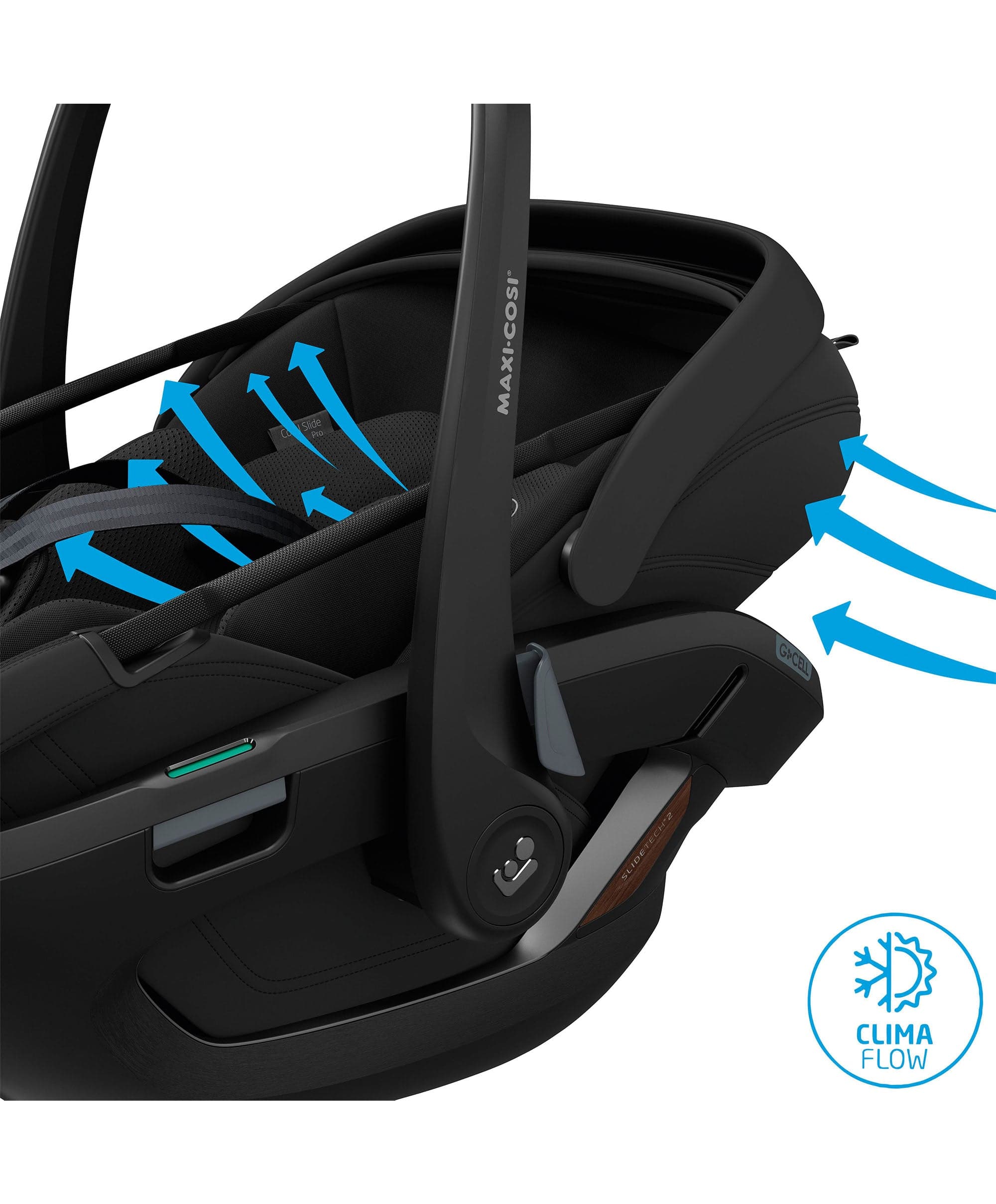 Maxi-Cosi Coral Slide Pro Car Seat - Onyx Black - Image 8