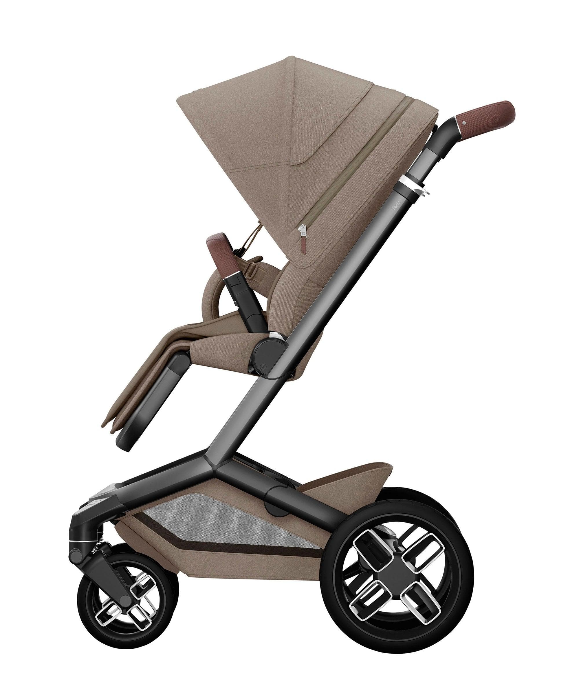 Maxi-Cosi Fame Pushchair Twillic Truffle with Black Wheels - Image 2