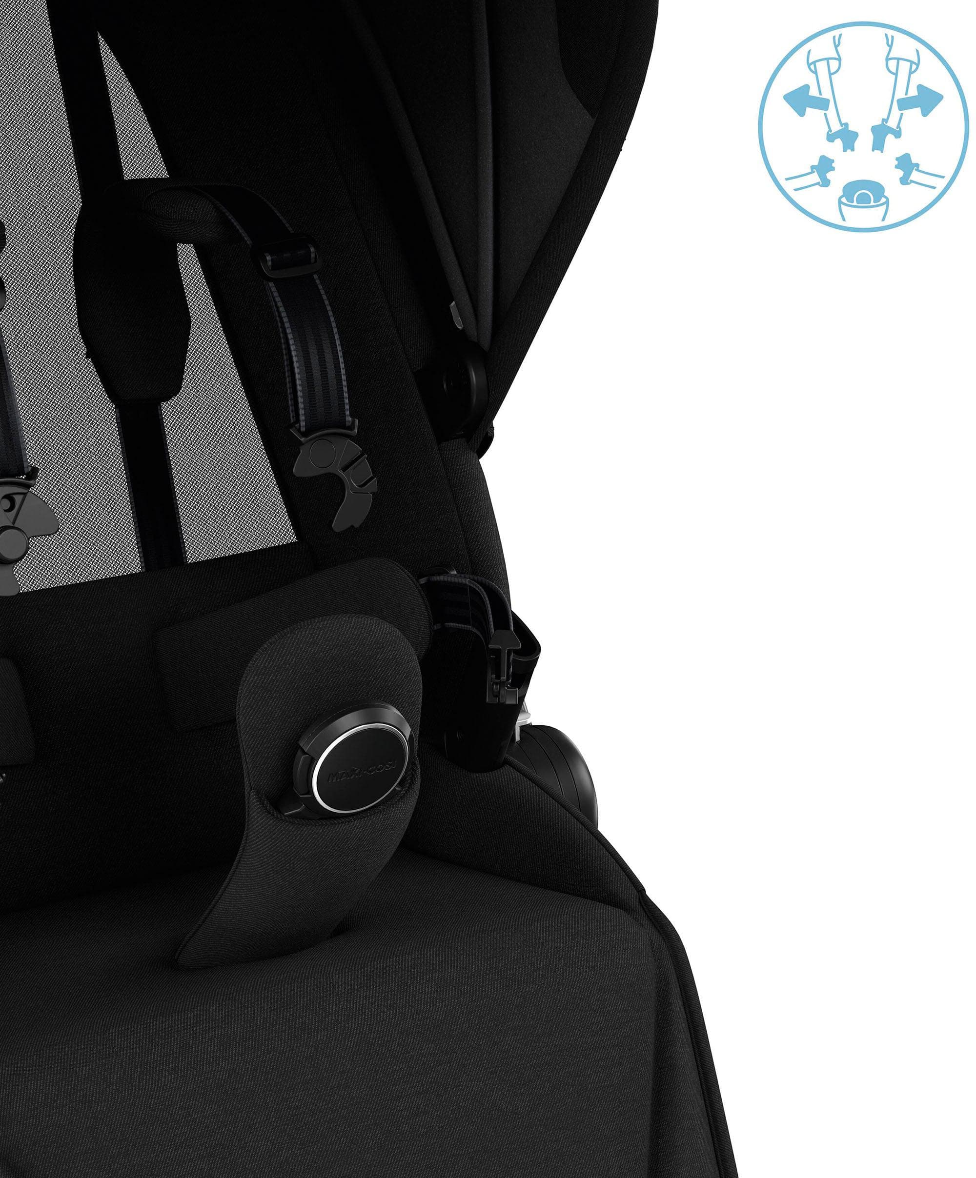 Maxi-Cosi Fame Pushchair – Twillic Black - Image 9