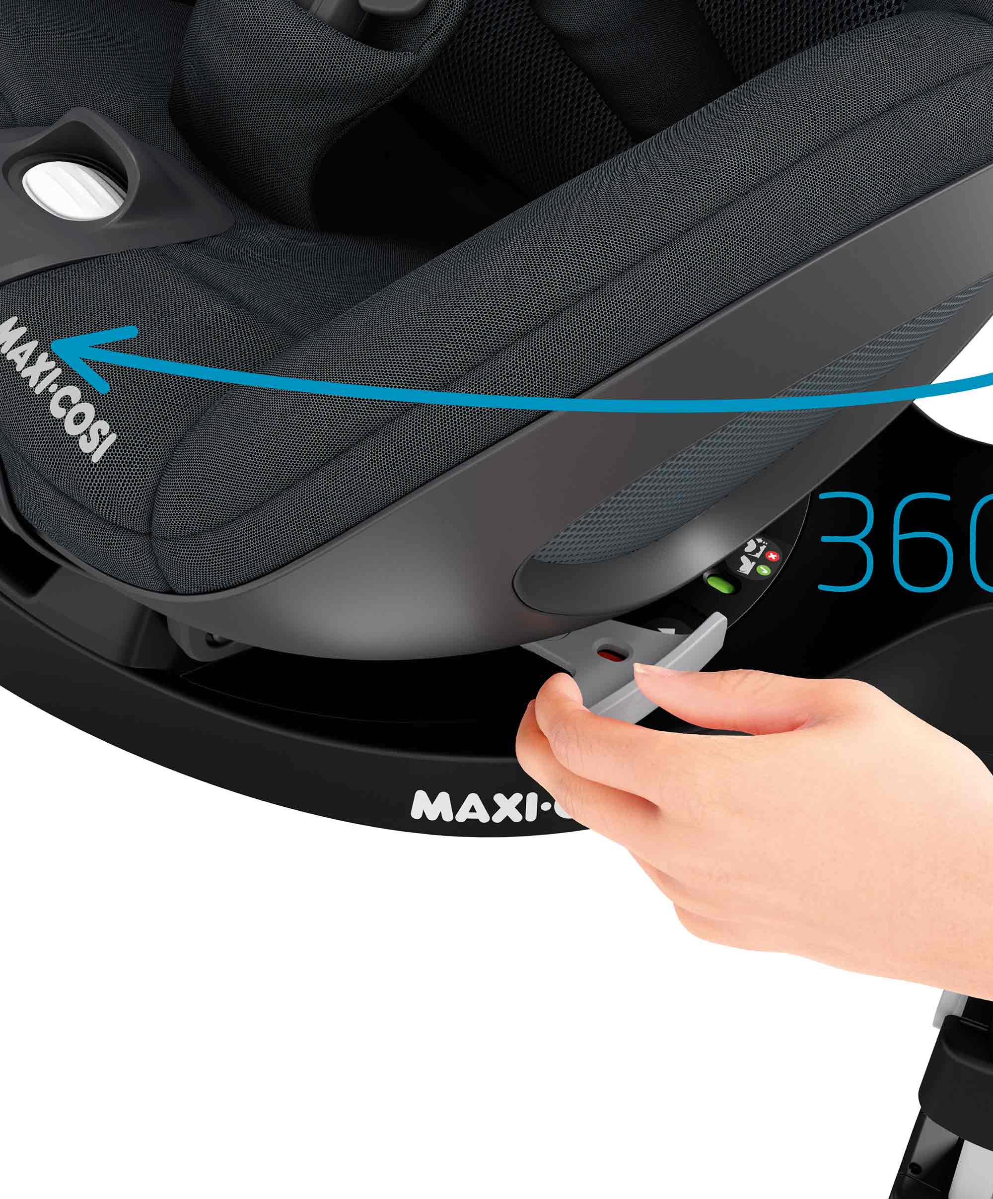 Maxi-Cosi FamilyFix 360 Car Seat Base - Black - Image 10
