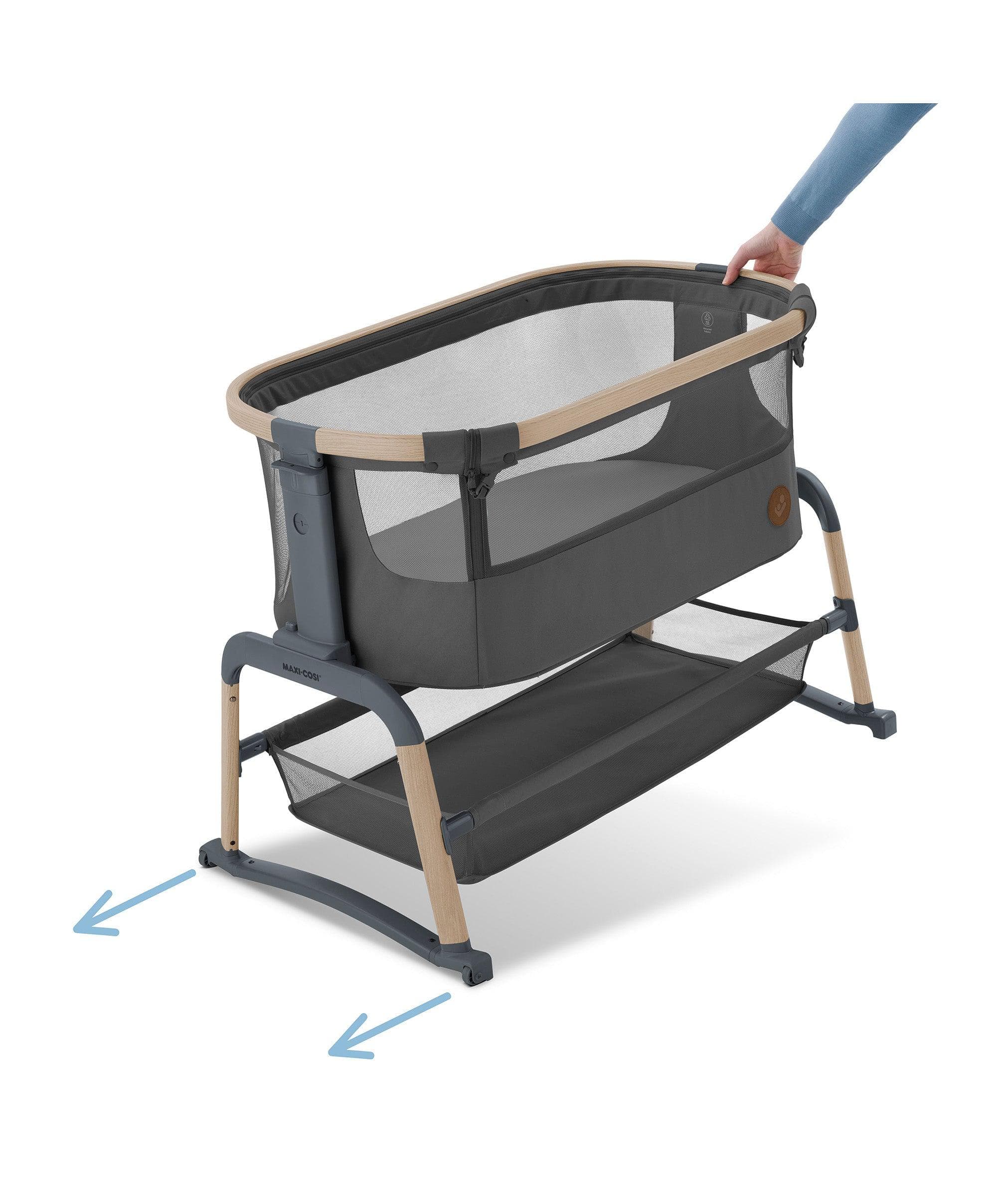 Maxi-Cosi Iora Air Bedside Crib - Beyond Graphite - Image 6