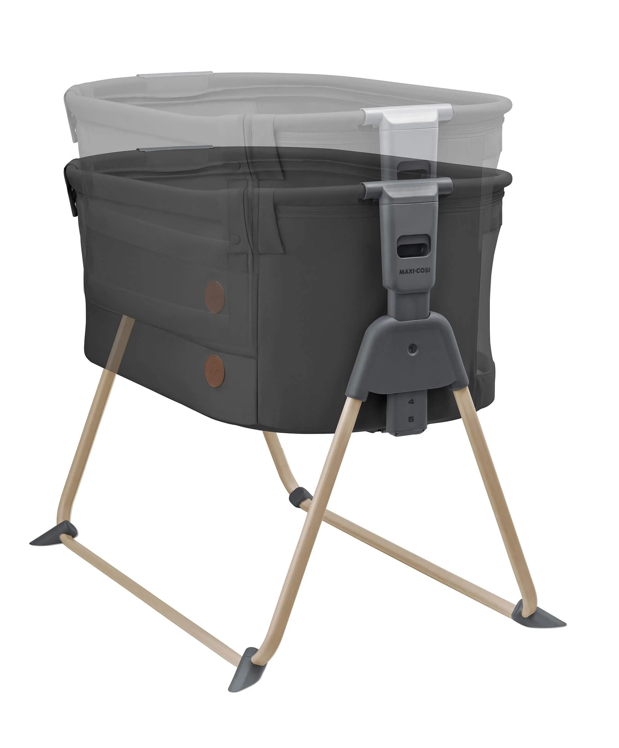 Maxi-Cosi Tori Bedside Travel Cot in Beyond Graphite - Image 4