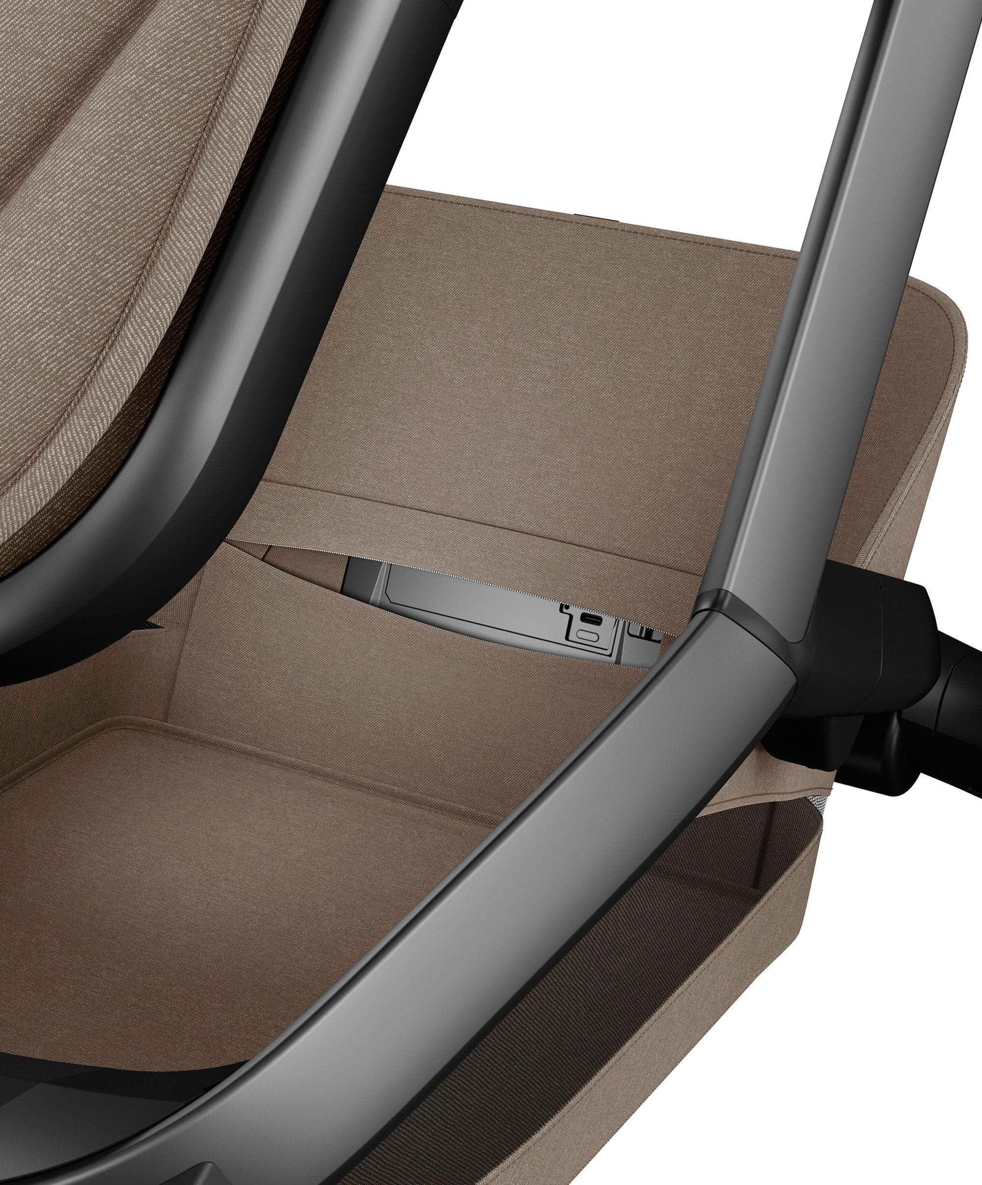 Maxi-Cosi Fame Pushchair & Carrycot - Truffle with Black Wheels - Image 11