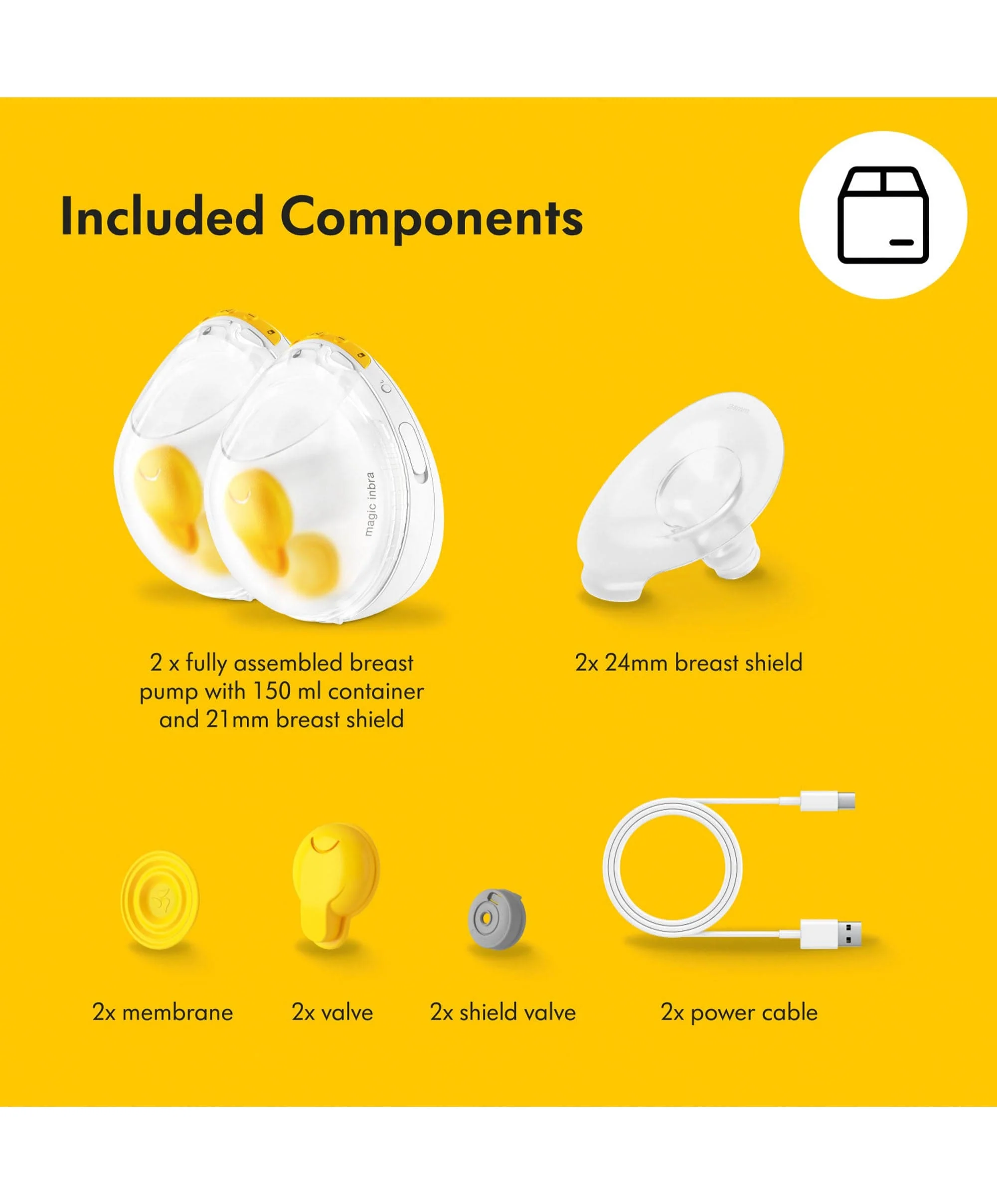 Medela Magic InBra? Double Electric Wearable Breast Pump - Image 8