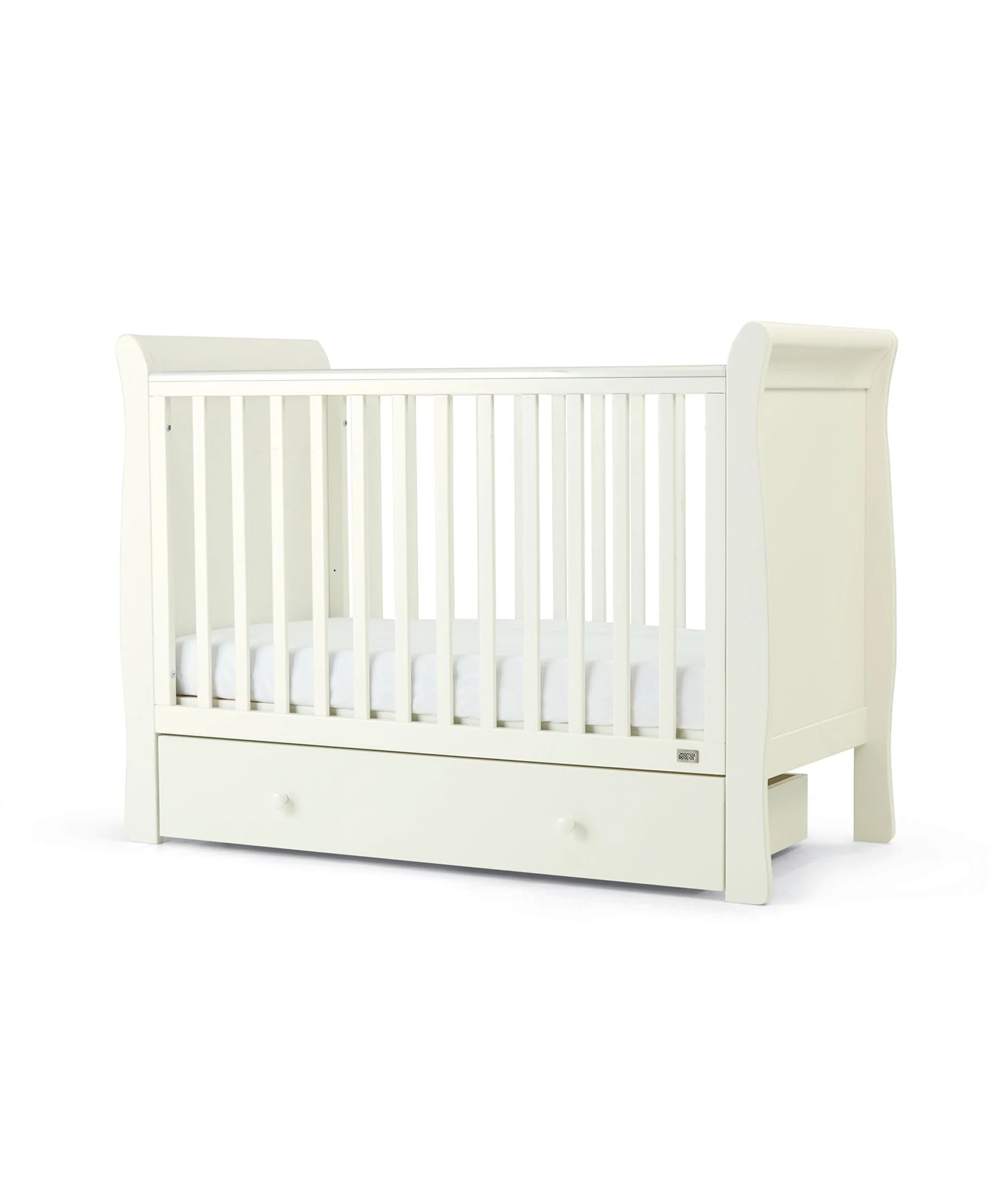 Mia Baby Cot - White