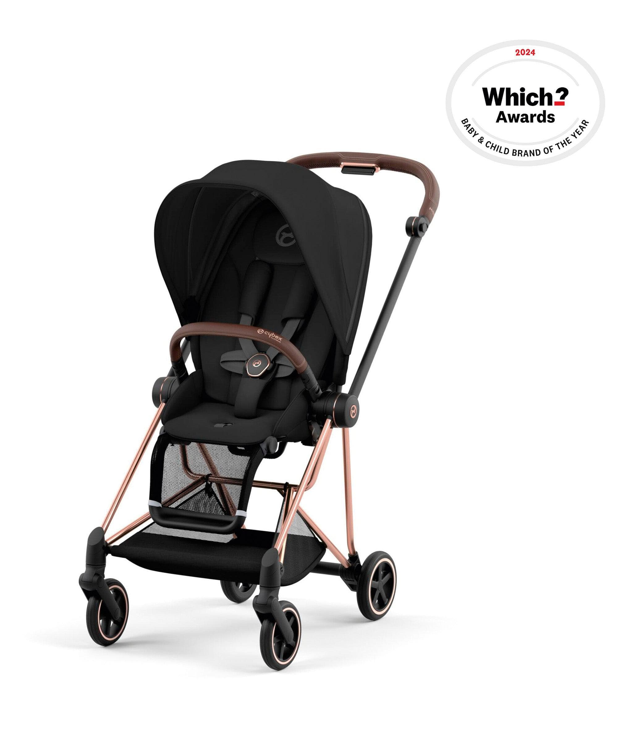 Cybex Mios Pushchair - Rose Gold / Sepia Black - Image 2