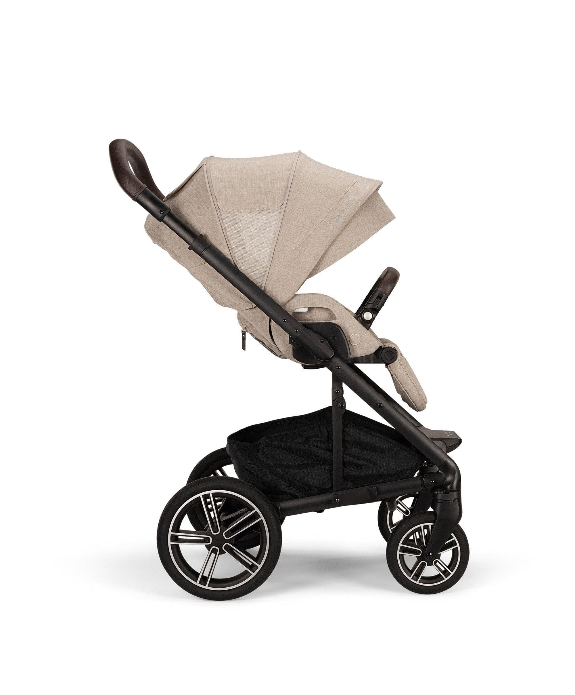 Nuna MIXX Next Pushchair Bundle with ARRA Flex Car Seat & BASE Curv Base - Biscotti - Image 8