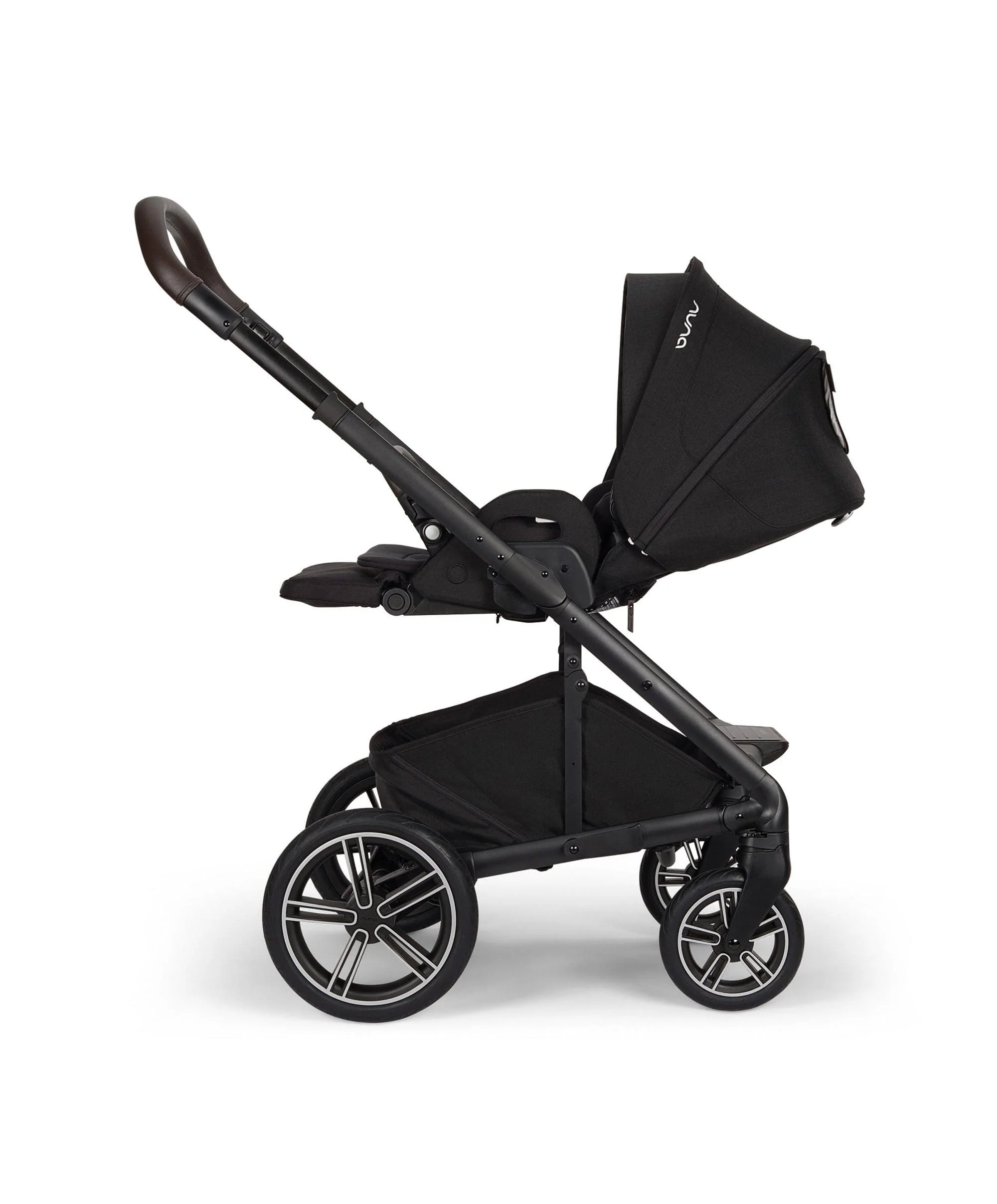 Nuna Mixx Next Pushchair Bundle With Arra Flex Car Seat & Base - Caviar - Image 5
