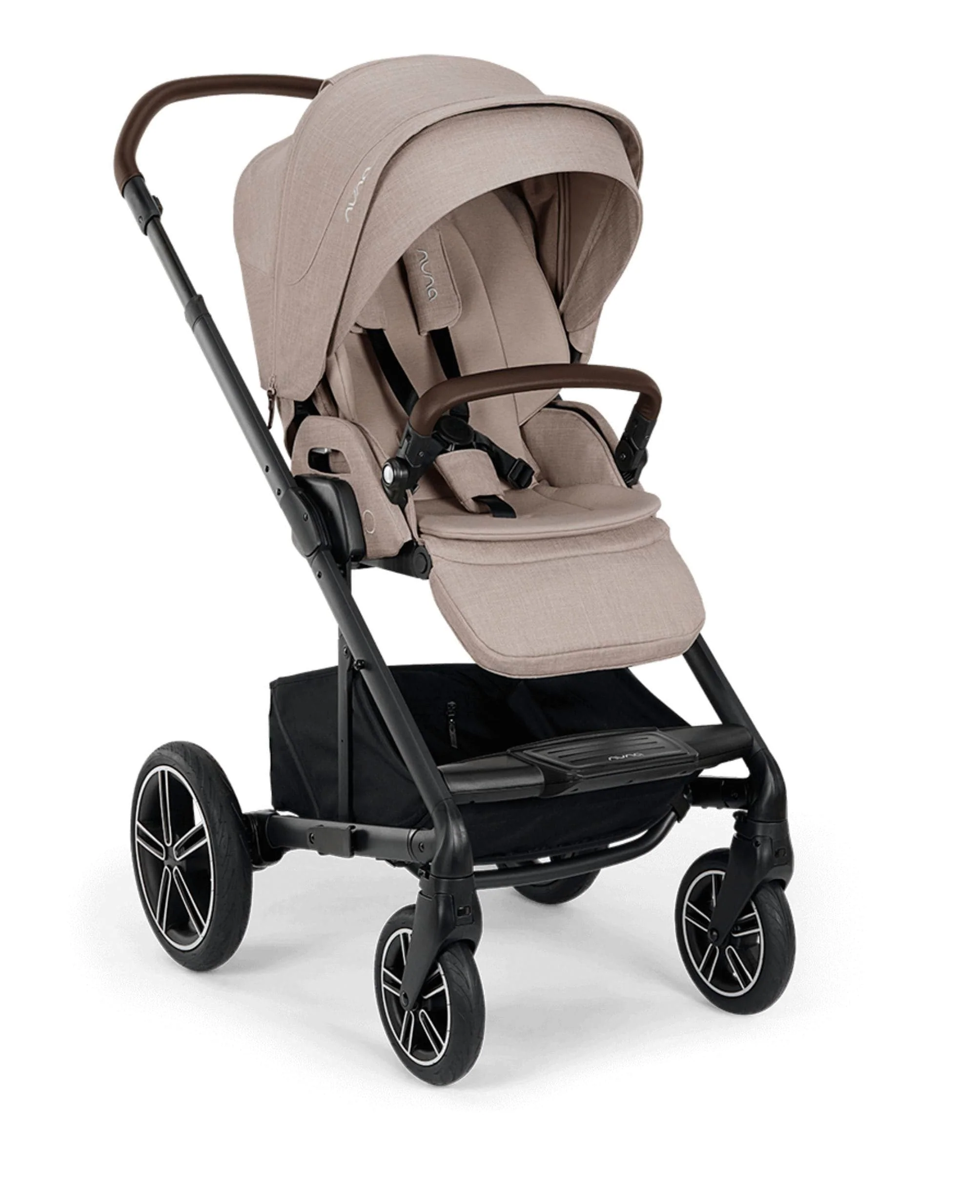 Nuna Mixx Next Pushchair Bundle With Arra Flex Car Seat & Base - Chateau/Caviar - Image 2