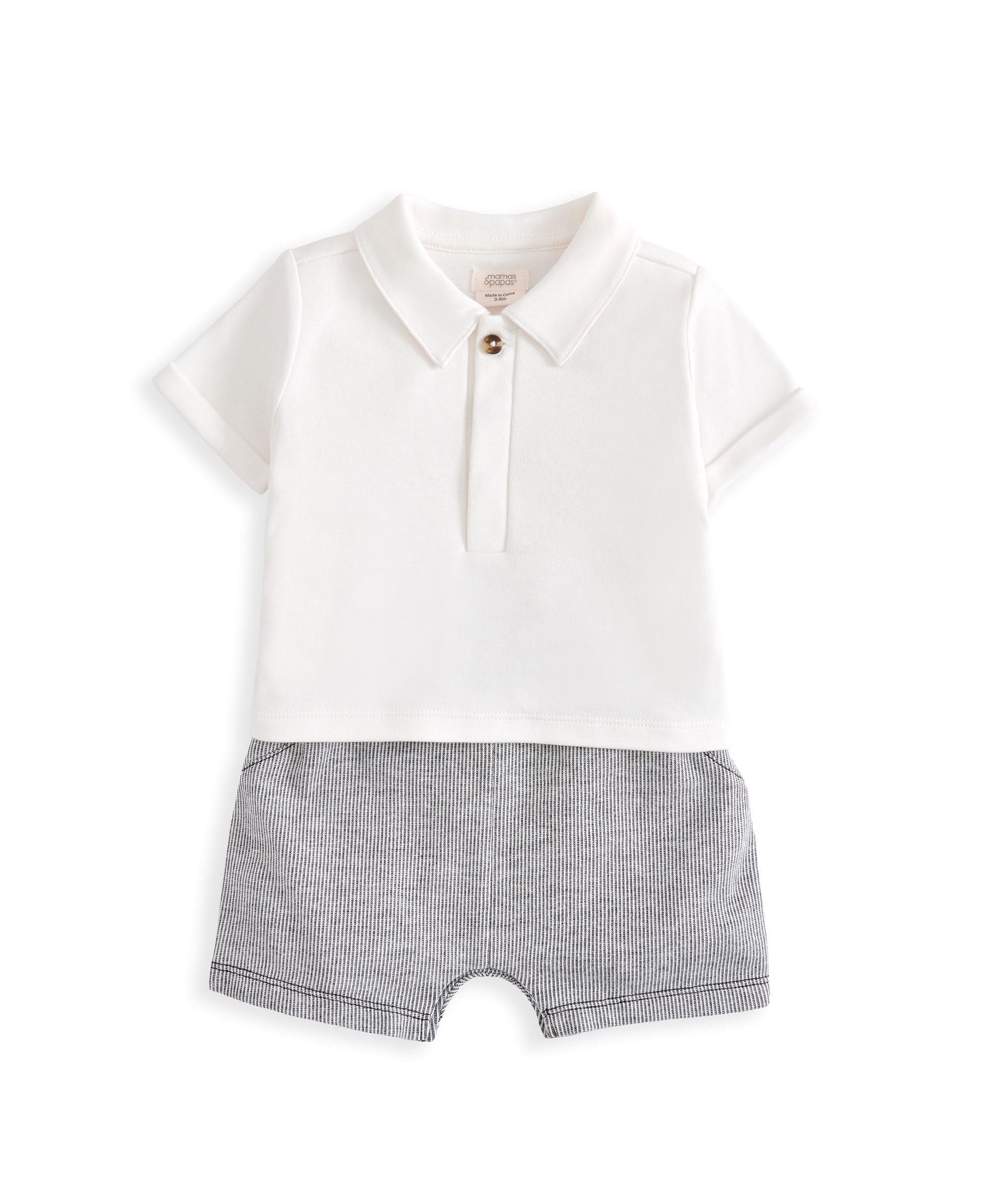 Mock Suit Romper - Image 2