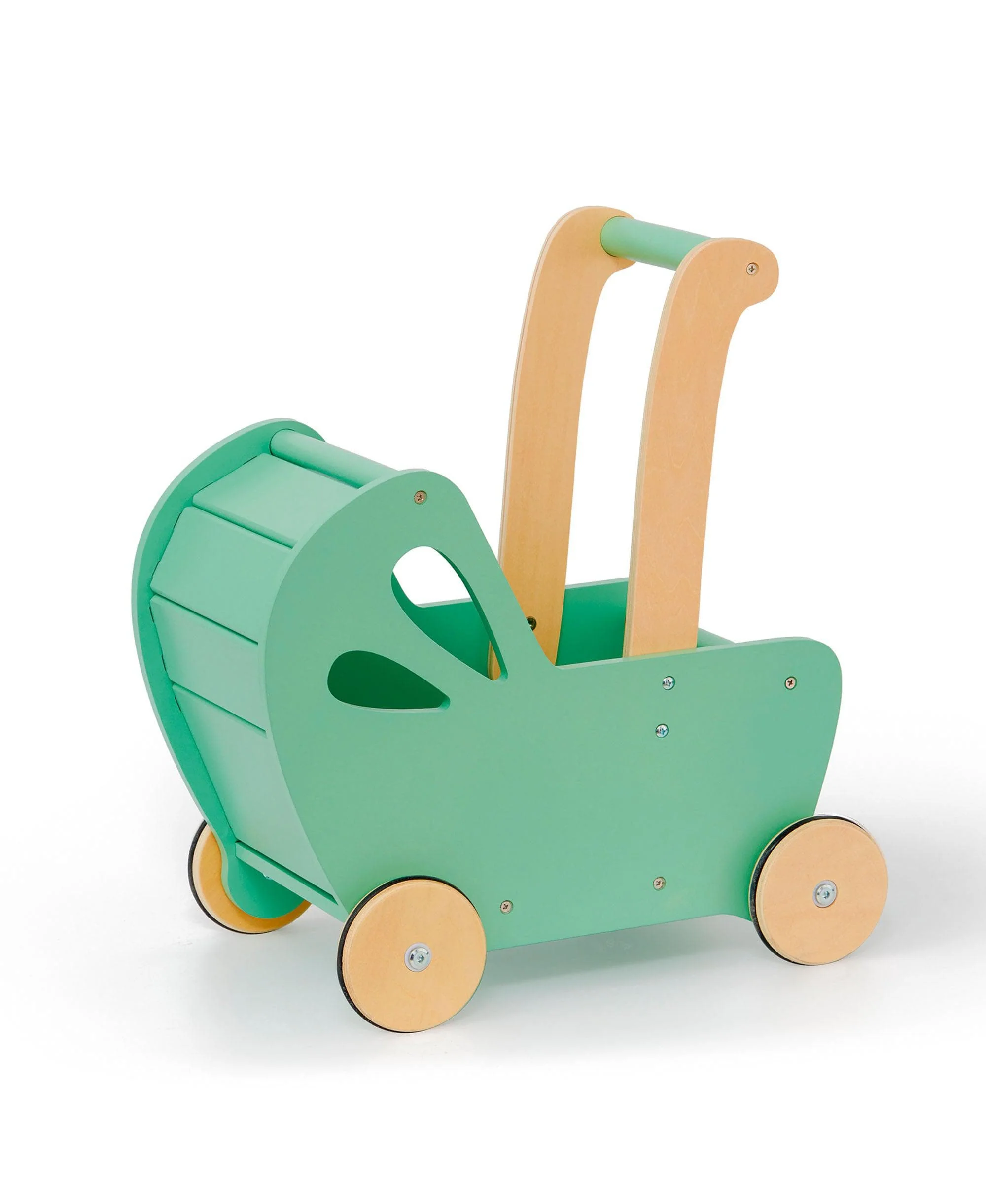 Moover Essential Flatpacked Pram - Green - Image 2