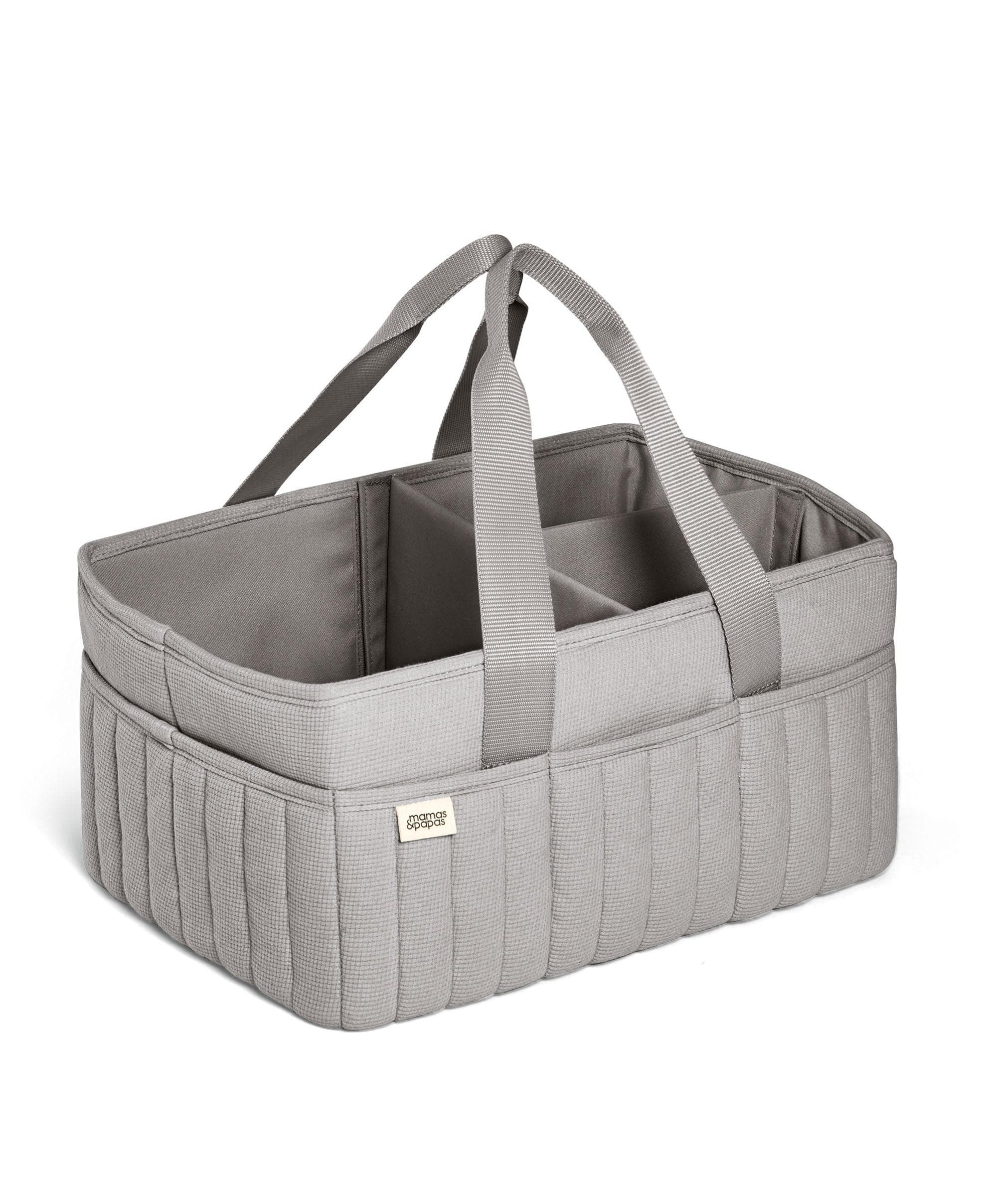 Nappy Caddy - Soft Grey Waffle - Image 5