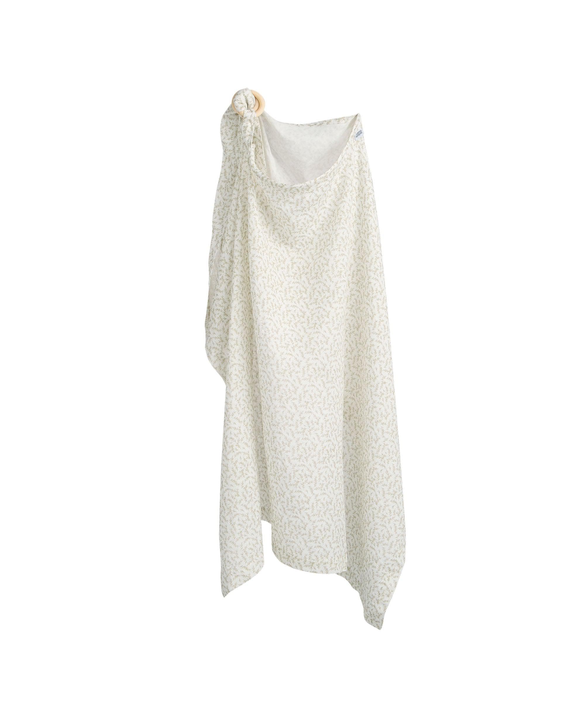 Nursing Cover - Muslin Leaf Print - Image 2