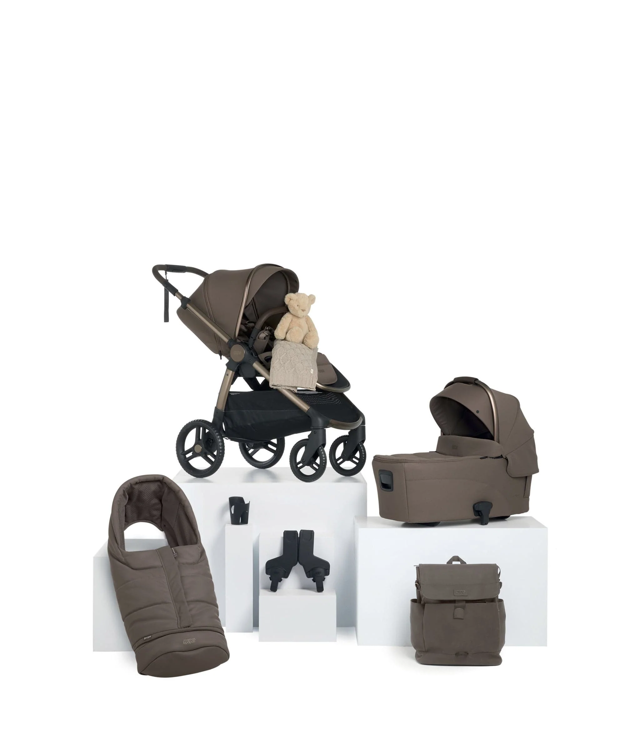 Ocarro 2 Pushchair Bundle (8 Pieces) - Crema