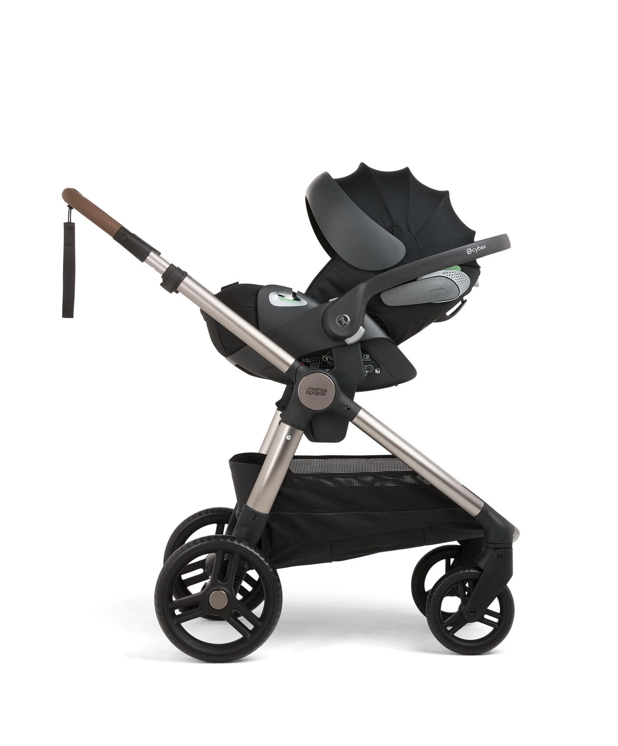 Ocarro 2 Pushchair Bundle With Cybex Cloud T Car Seat & Base - Heritage - Image 7