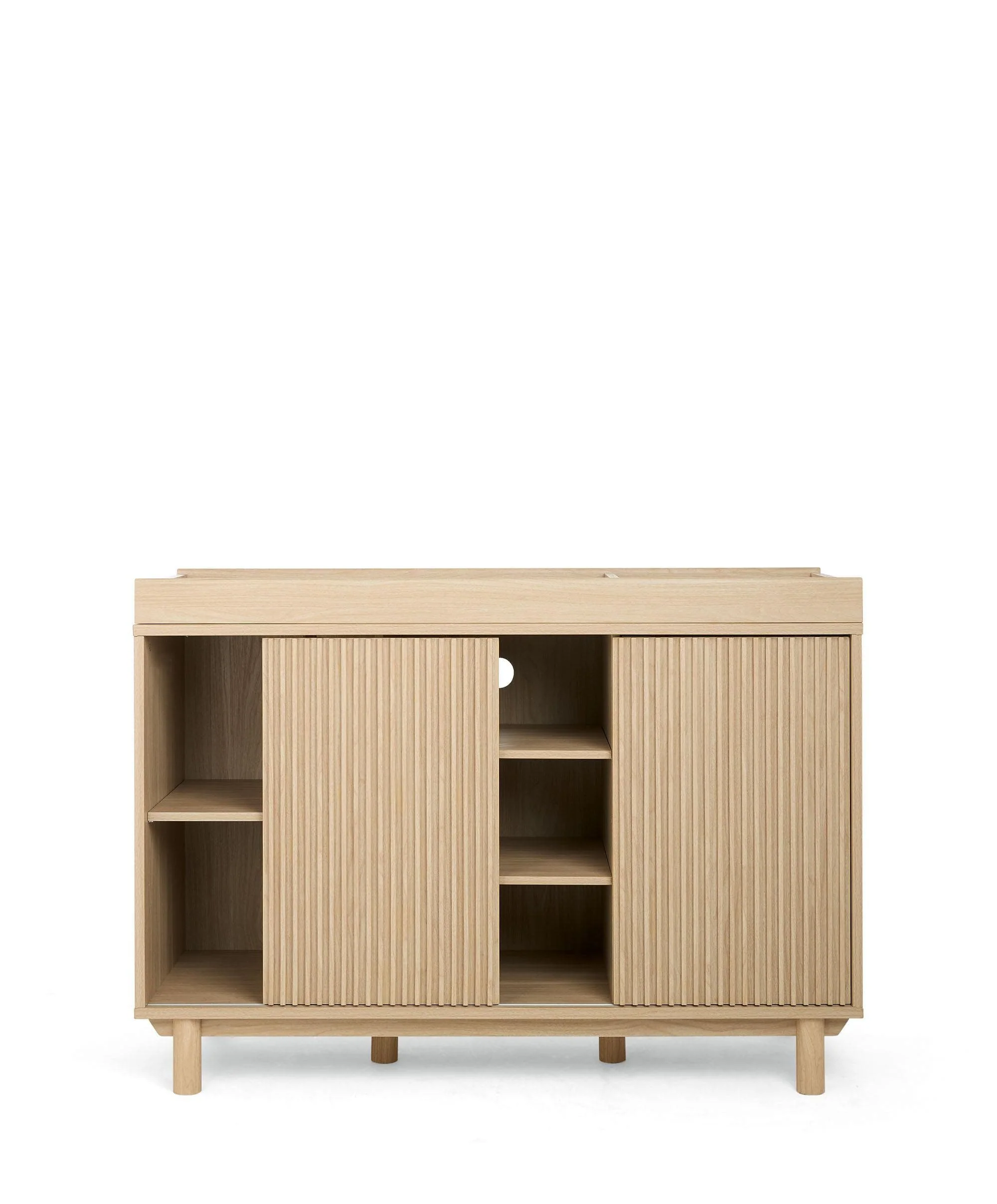 Oska 2 Piece Cotbed Set With Wide Dresser Changer - Oak - Image 8