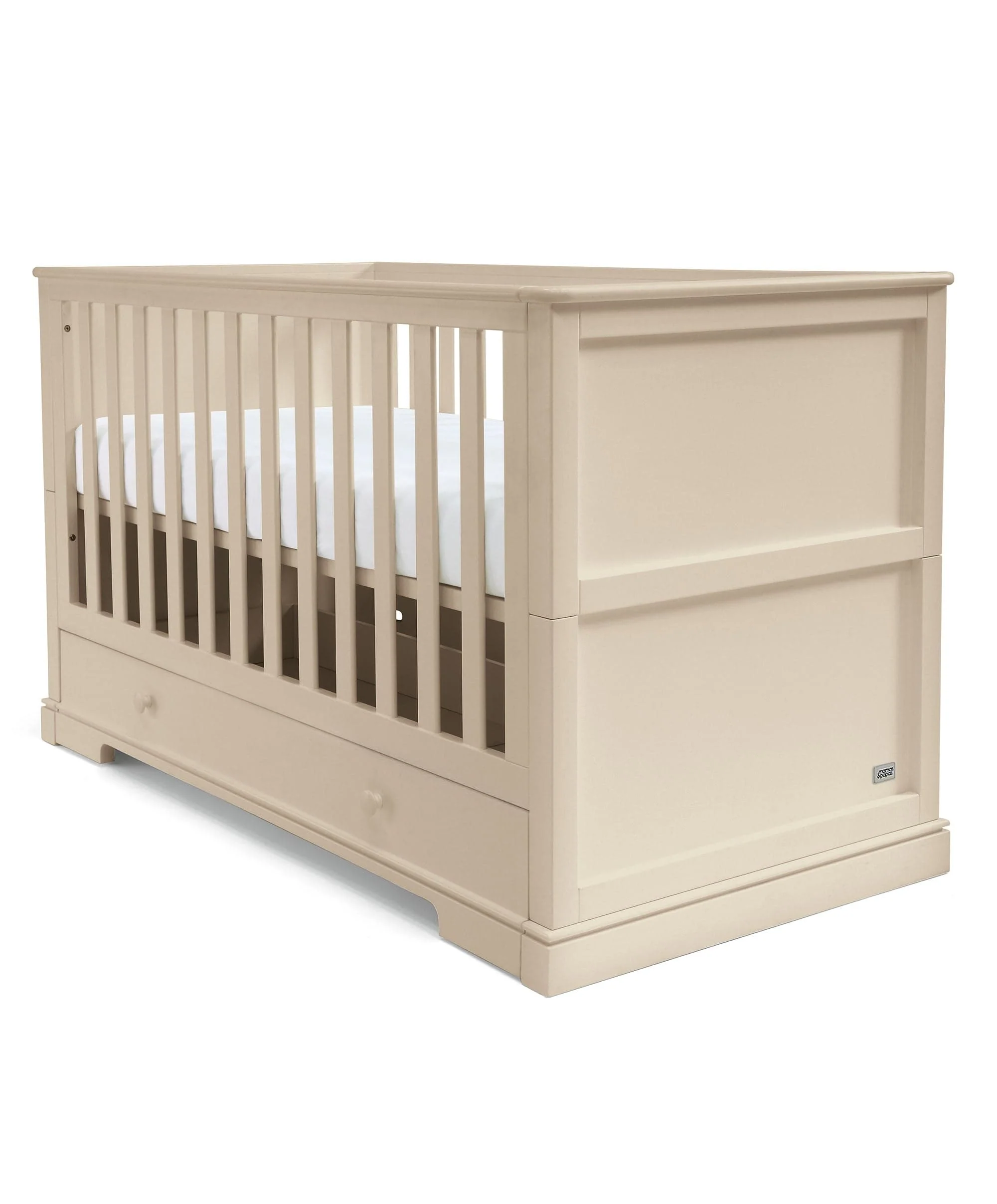 Oxford Nursery Bundle With Lua Bedside Crib - Cashmere/Fawn - Image 4