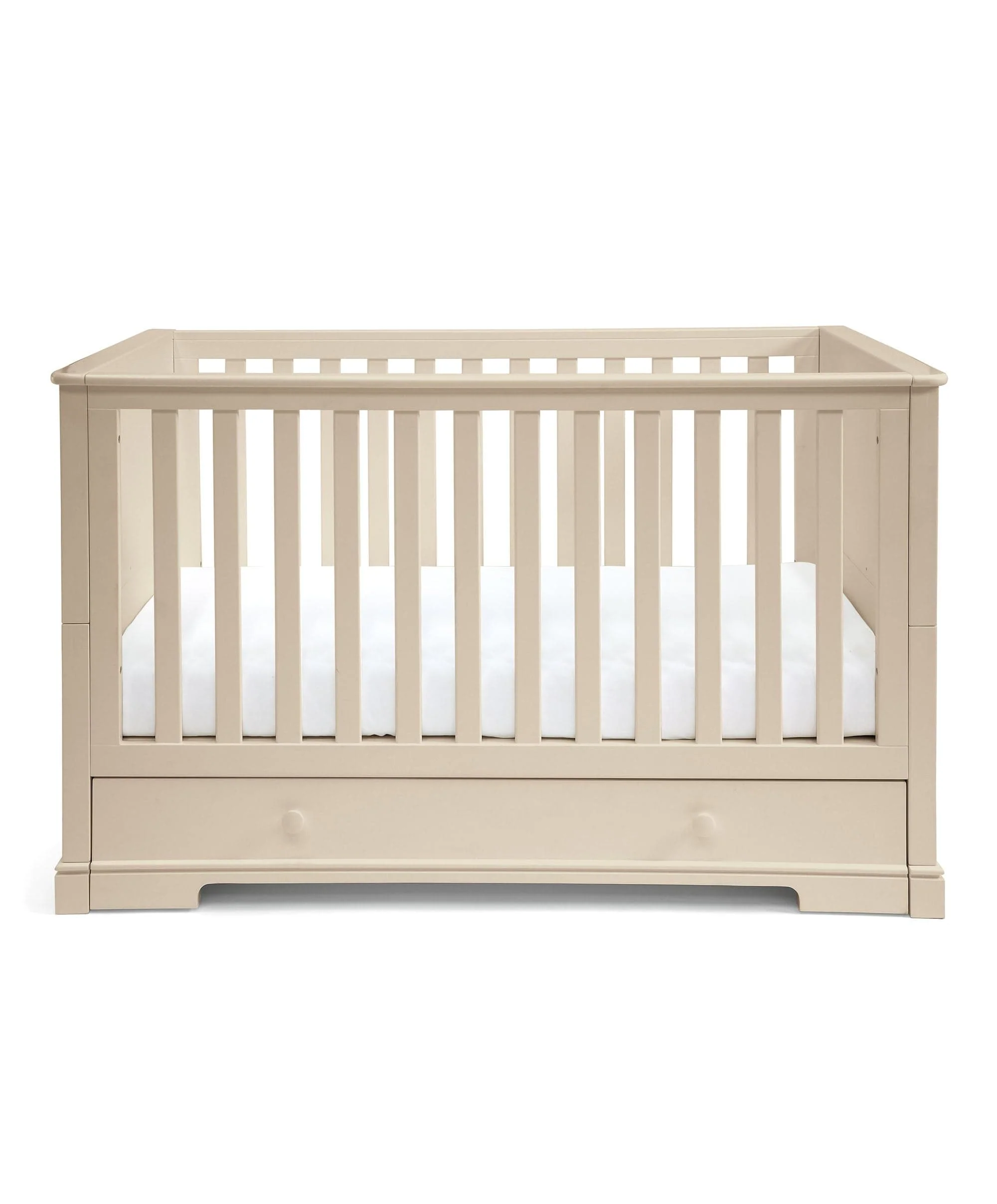 Oxford Cotbed & Premium Pocket Spring Cotbed Mattress - Cashmere - Image 3