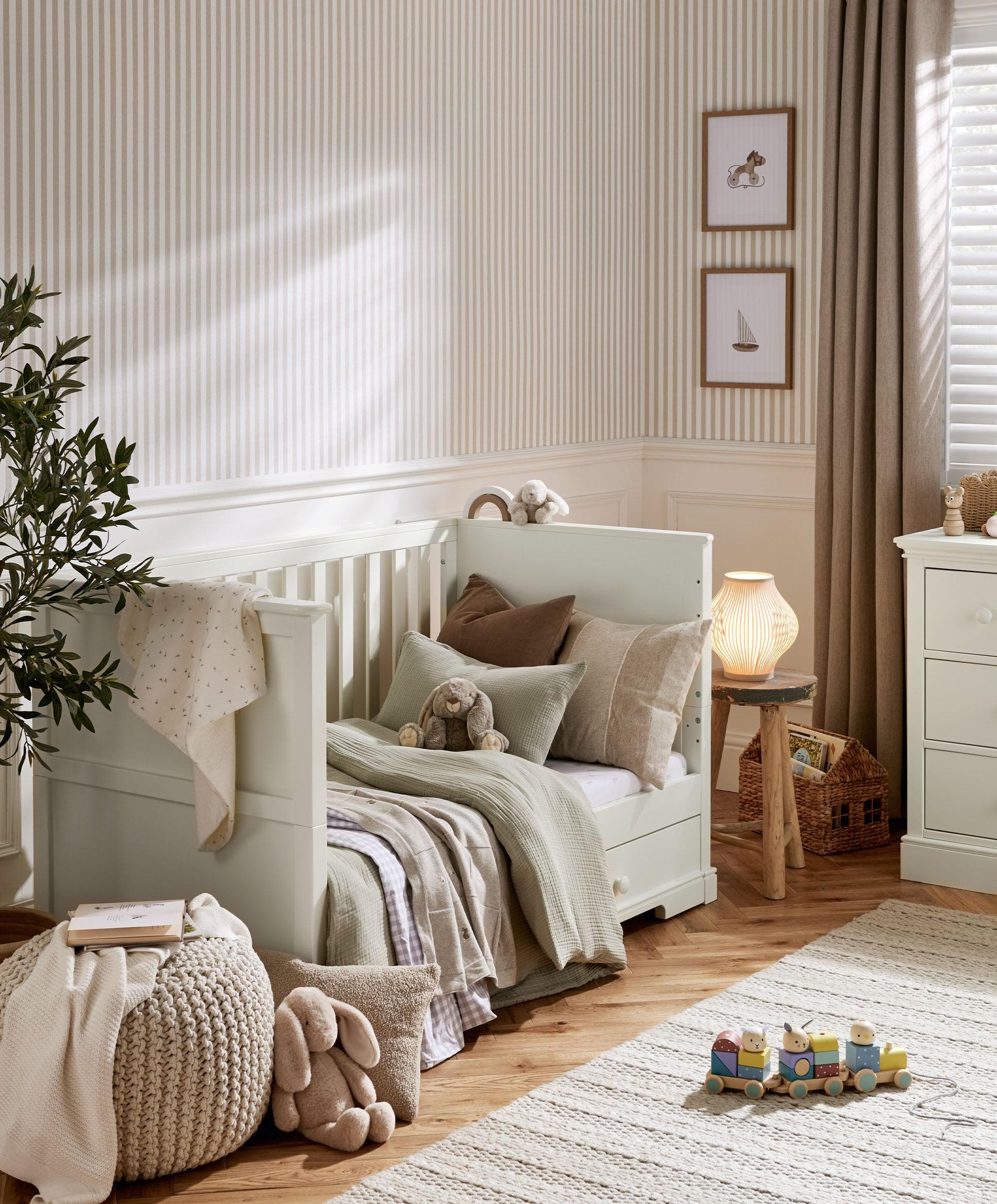 Oxford Cotbed - White - Image 7