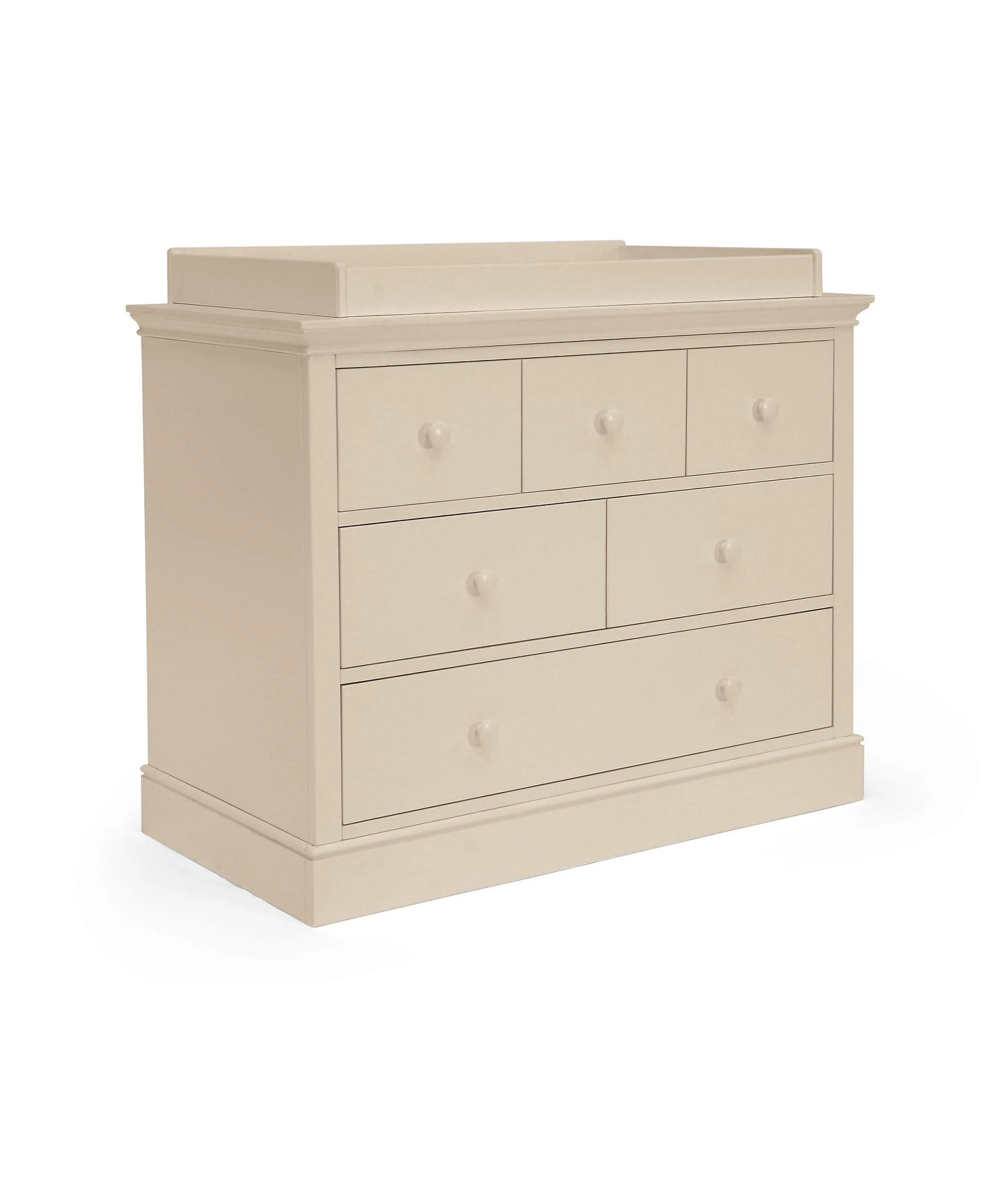 Oxford 3 Piece Cotbed Range with Dresser Changer & Wardrobe - Cashmere - Image 15