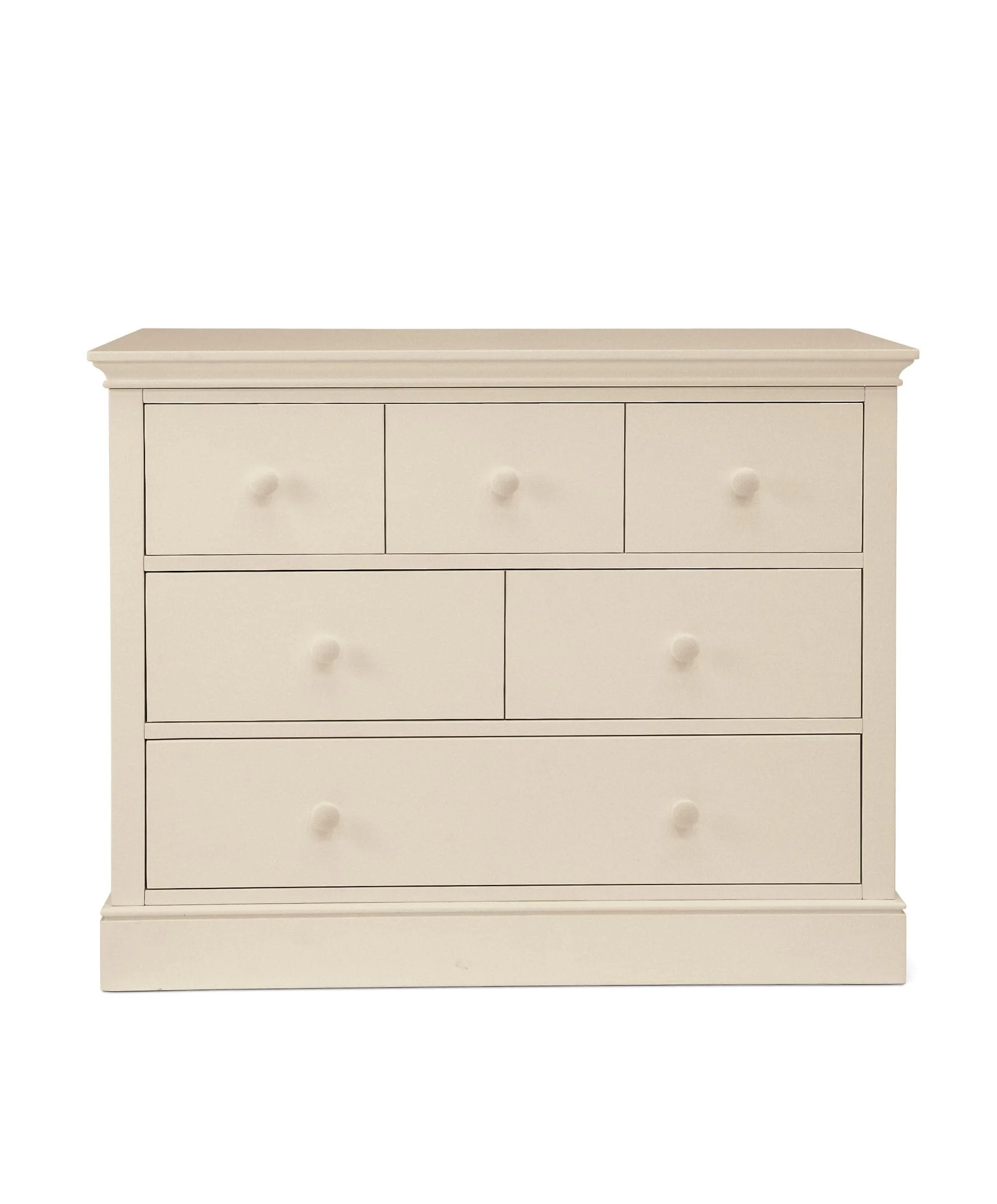 Oxford 3 Piece Cotbed Range with Dresser Changer & Wardrobe - Cashmere - Image 17