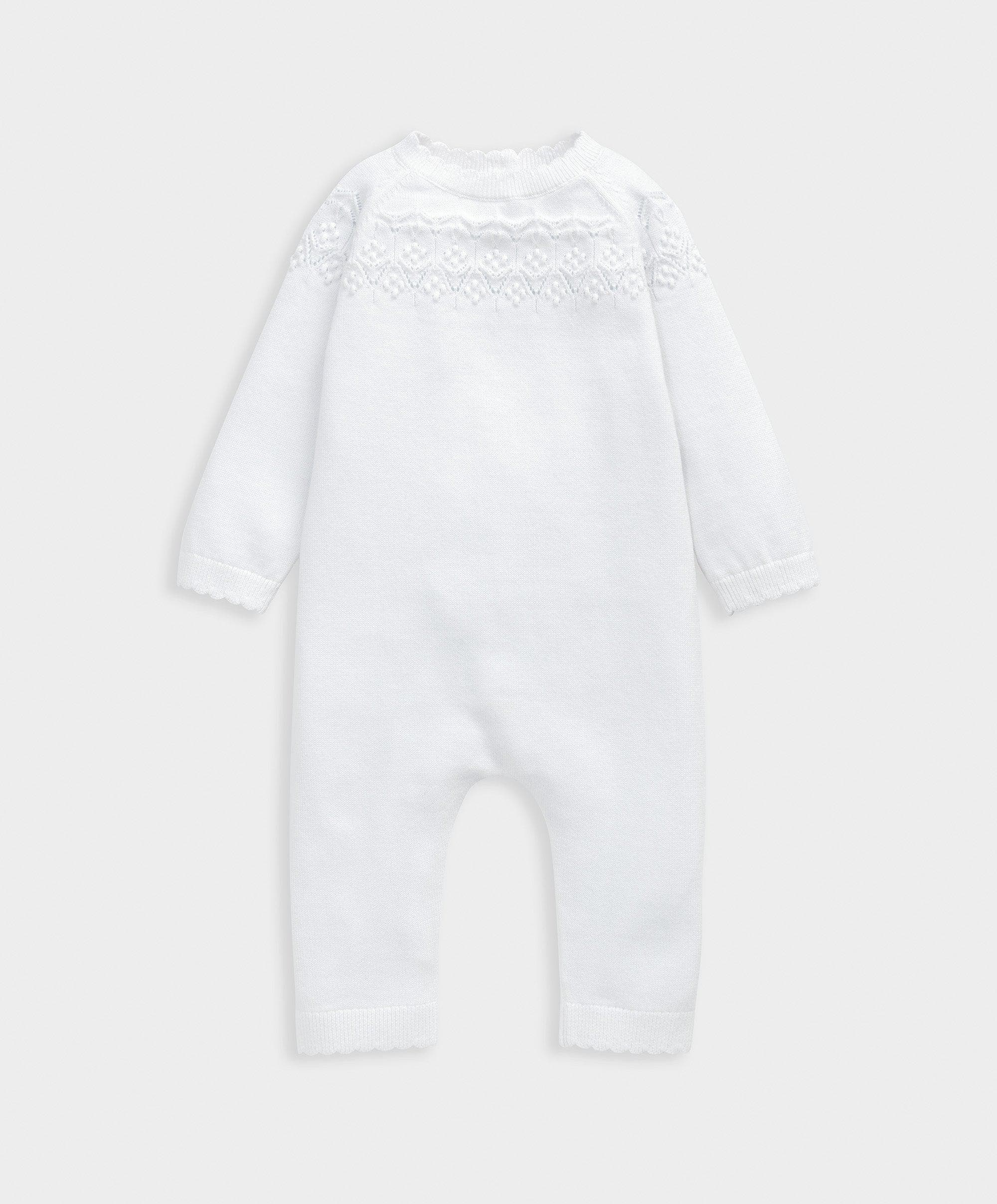 Pointelle Knitted Romper - Image 3
