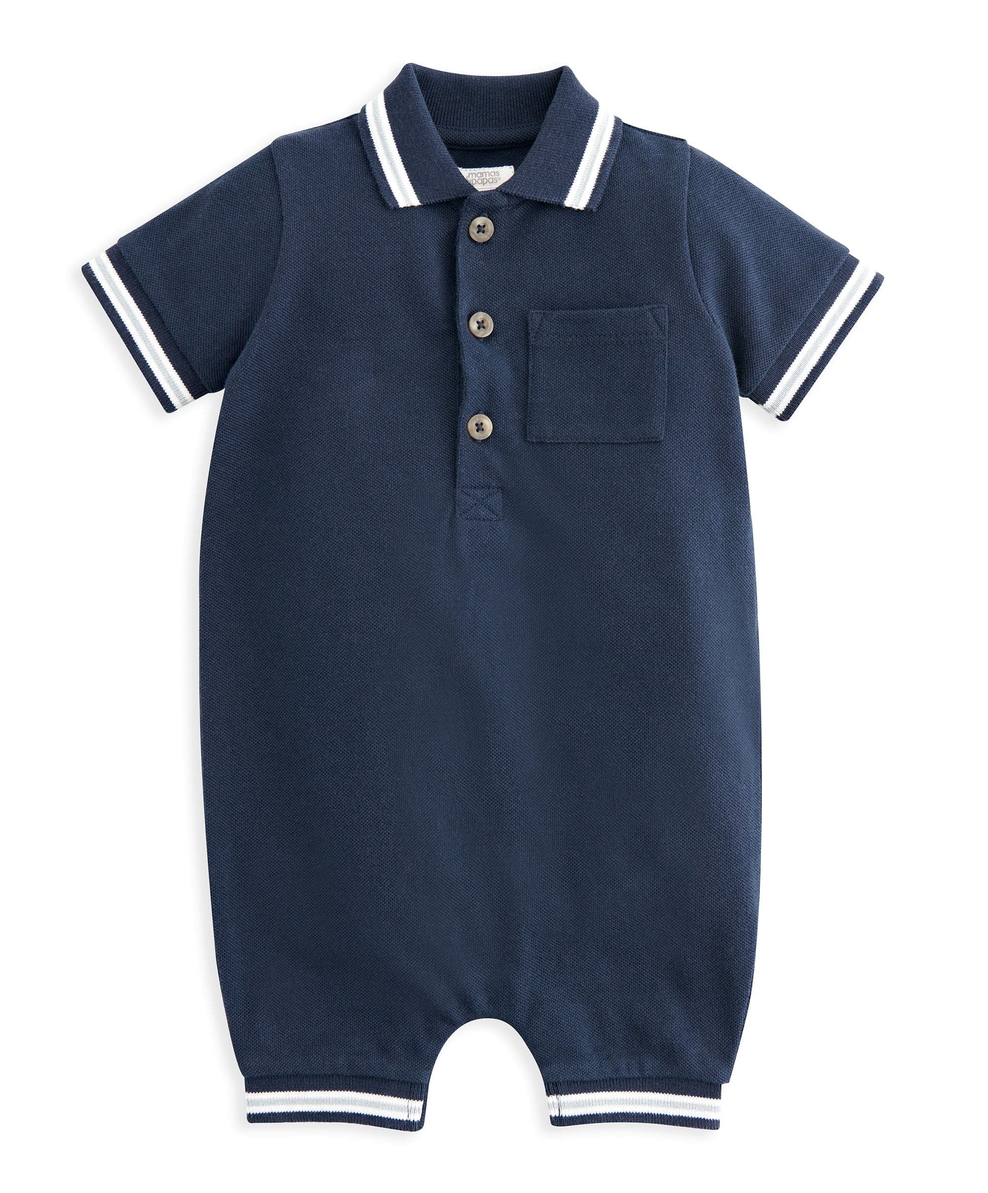 Jersey Polo Romper - Image 2