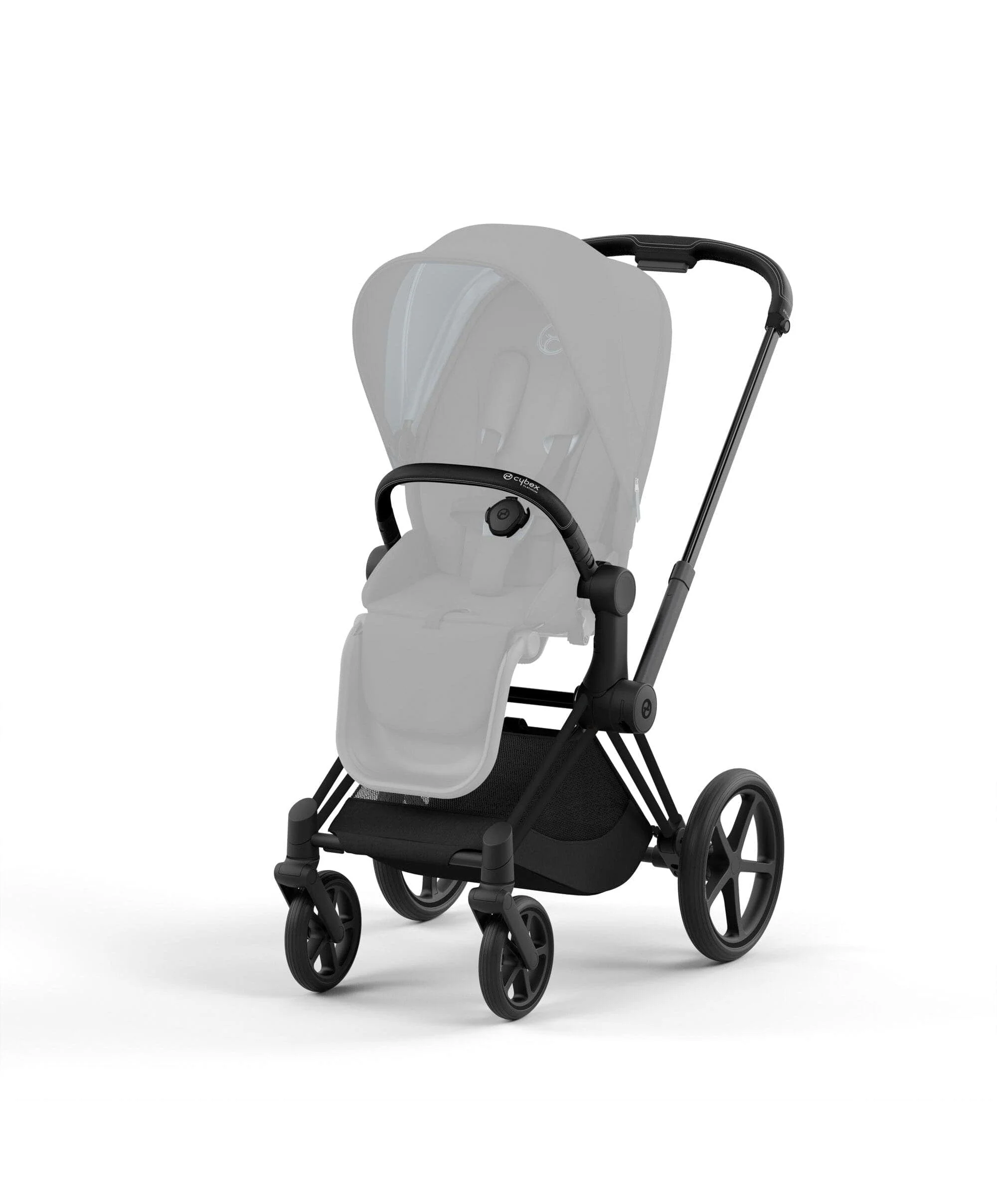 Cybex Priam Pushchair Bundle With Cybex Cloud T i-Size Rotating Baby Car Seat & Base (7 Pieces) - Black/Cosy Beige - Image 2