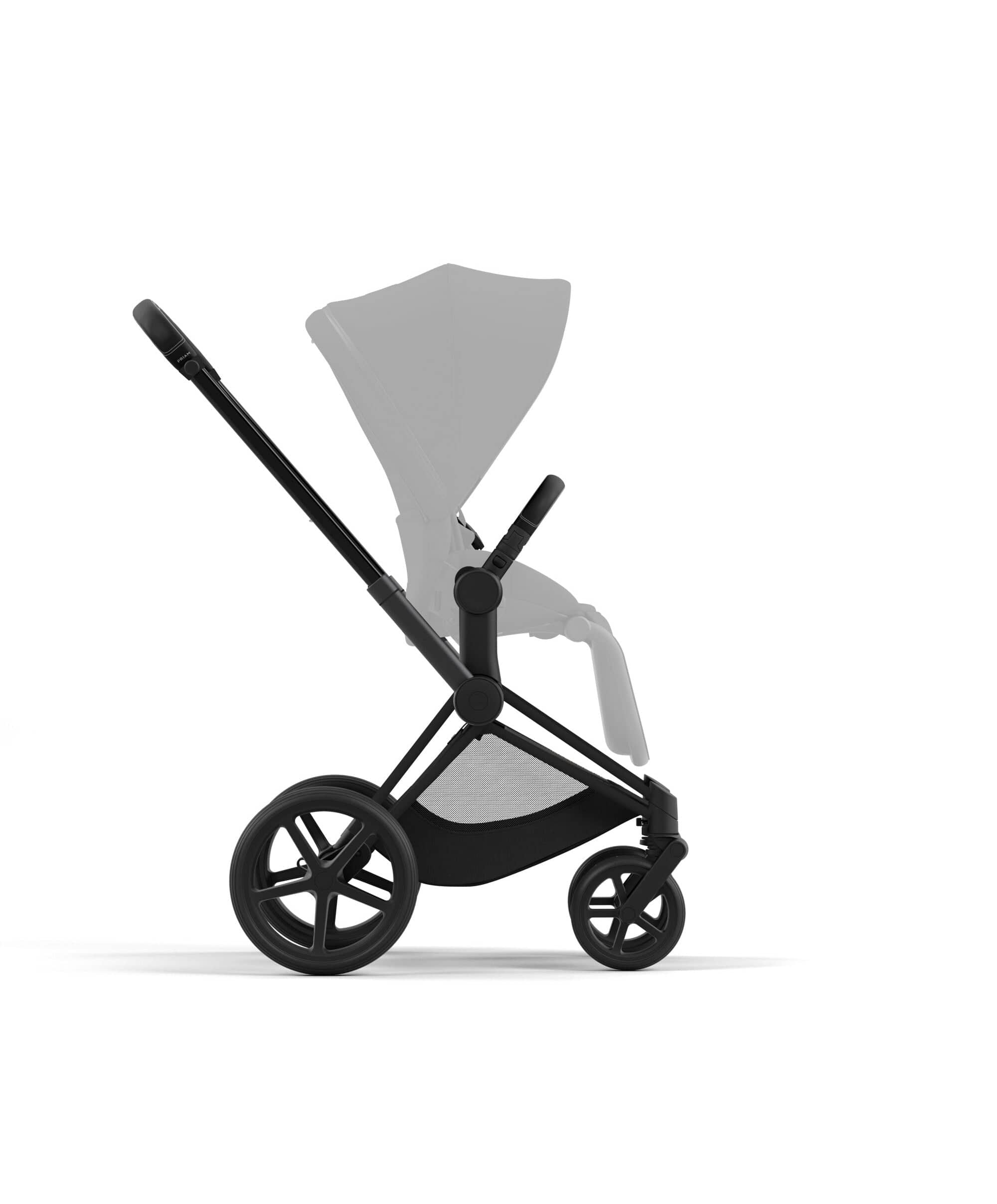Cybex Priam Pushchair Bundle With Cybex Cloud T i-Size Rotating Baby Car Seat & Base (7 Pieces) - Black/Cosy Beige - Image 3