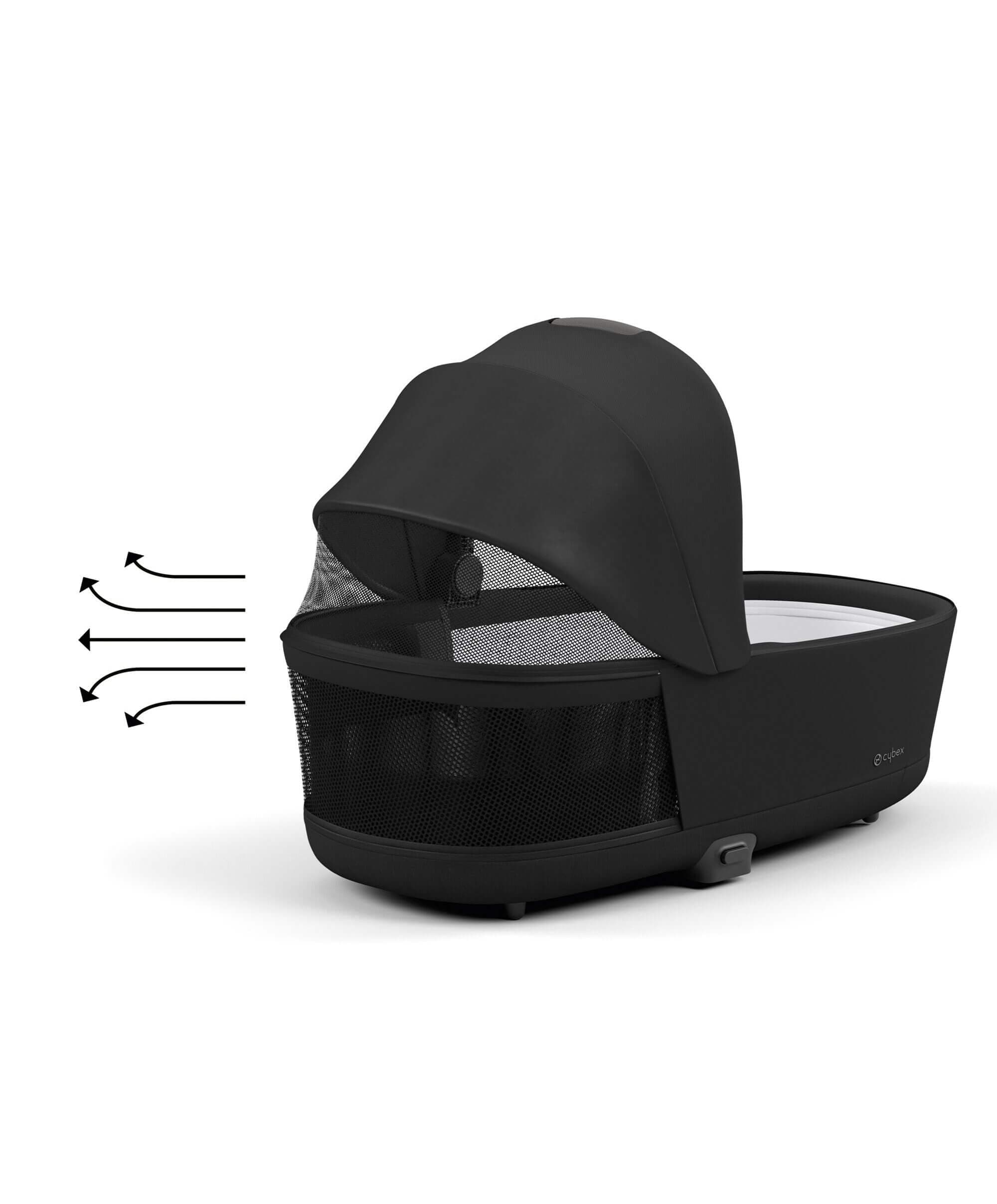 Cybex Priam Lux Carrycot - Sepia Black - Image 5