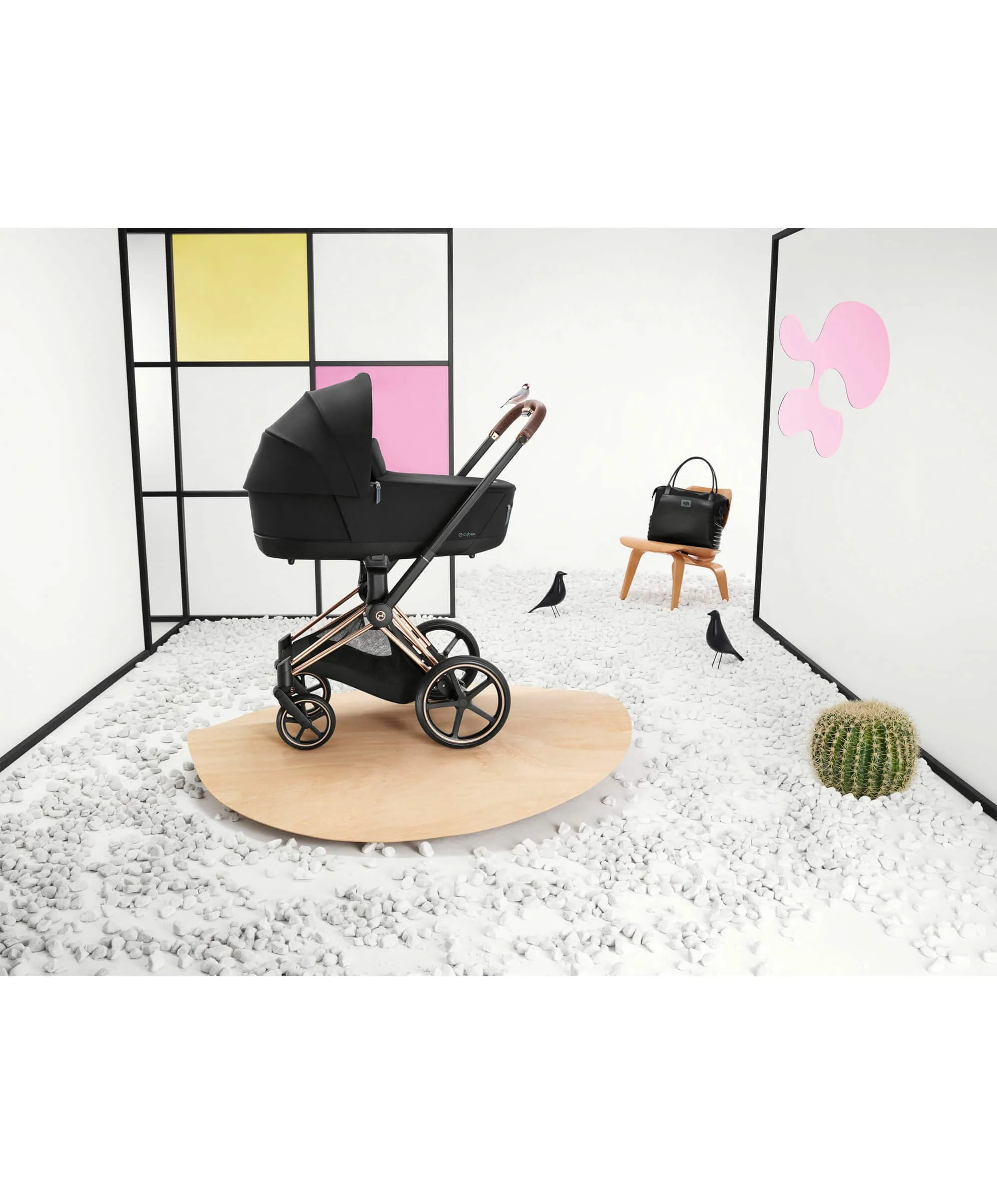 Cybex Priam Lux Carrycot - Sepia Black - Image 7