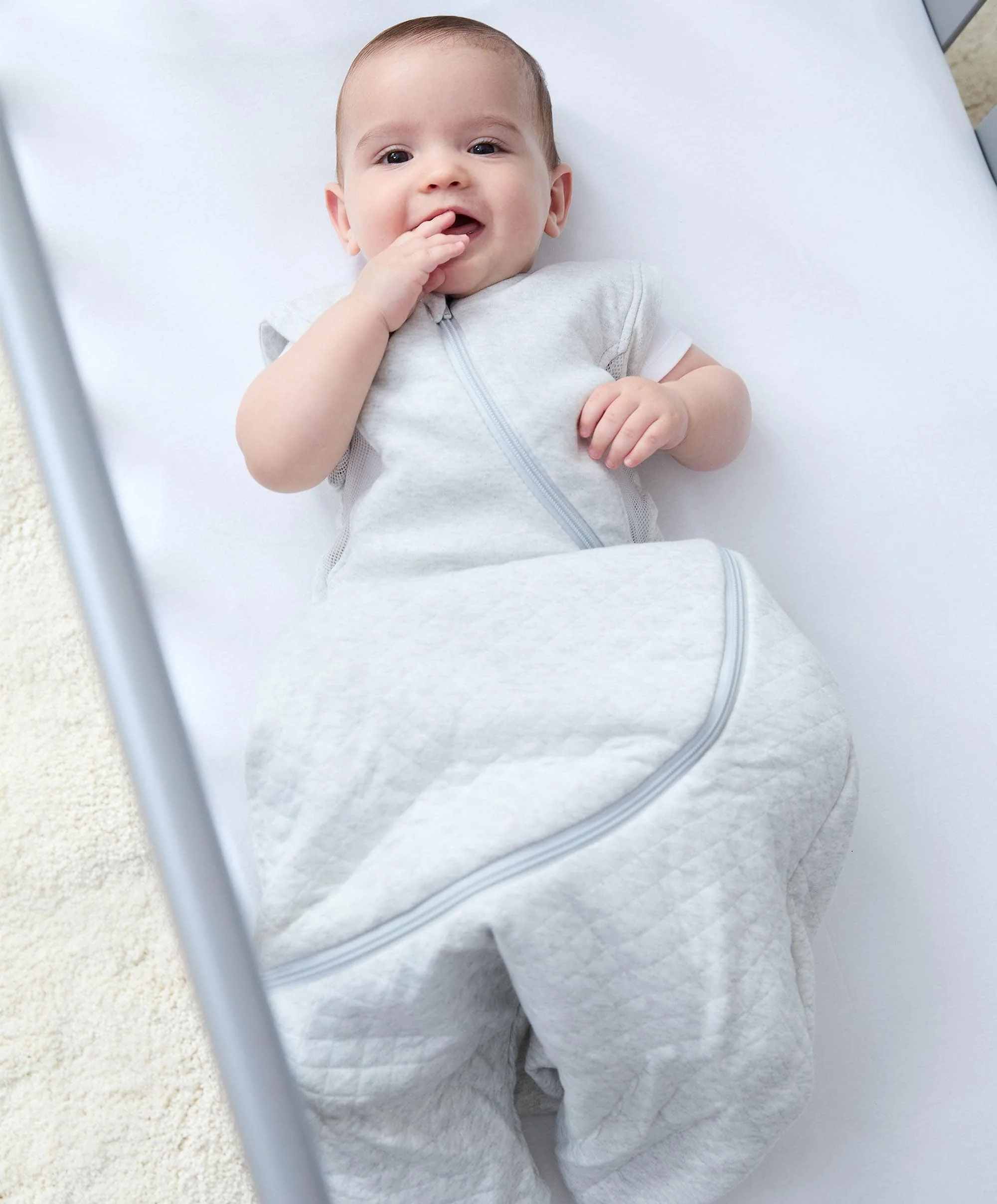 Purflo Cuddle to Sleep Bag 3-12 Months (2.5 Tog) - Grey - Image 9