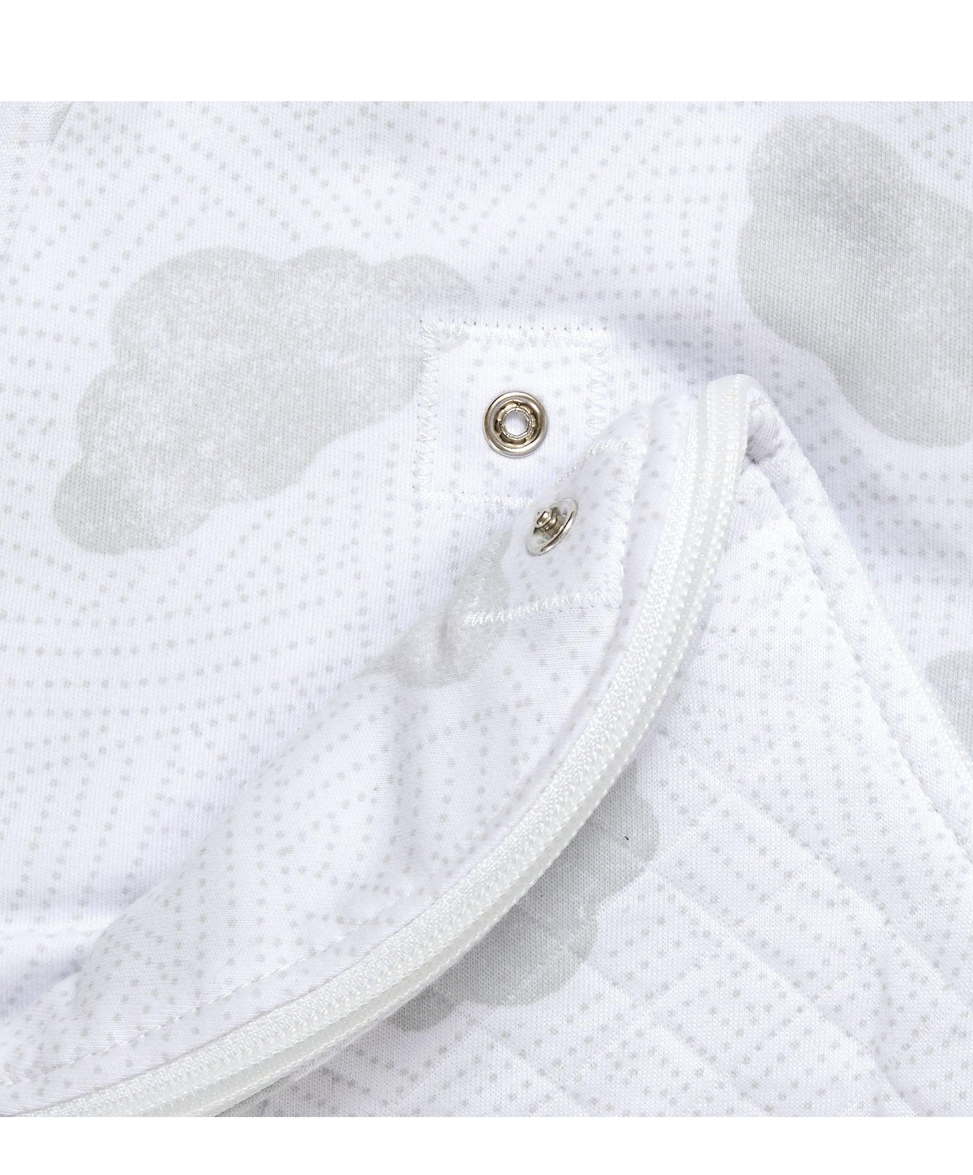 Purflo Swaddle to Sleep Bag 0-4 Months (2.5 Tog) - Cotton Clouds - Image 10