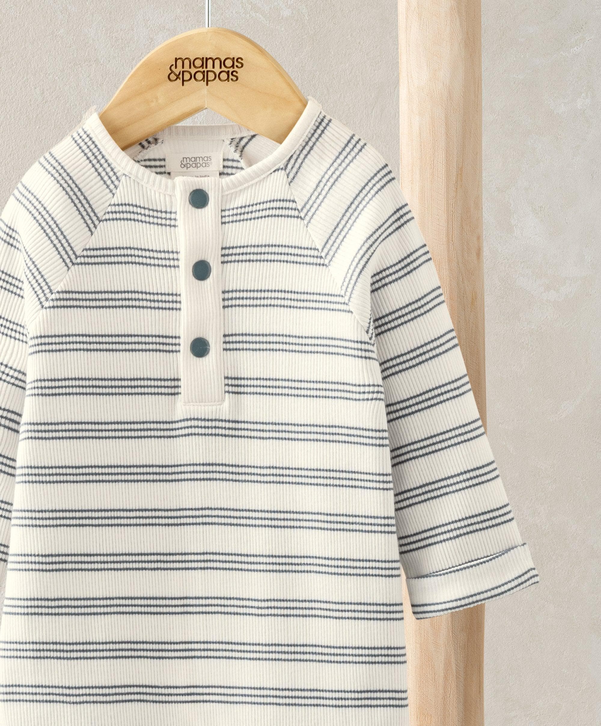 Ribbed Striped All In One - Image 2