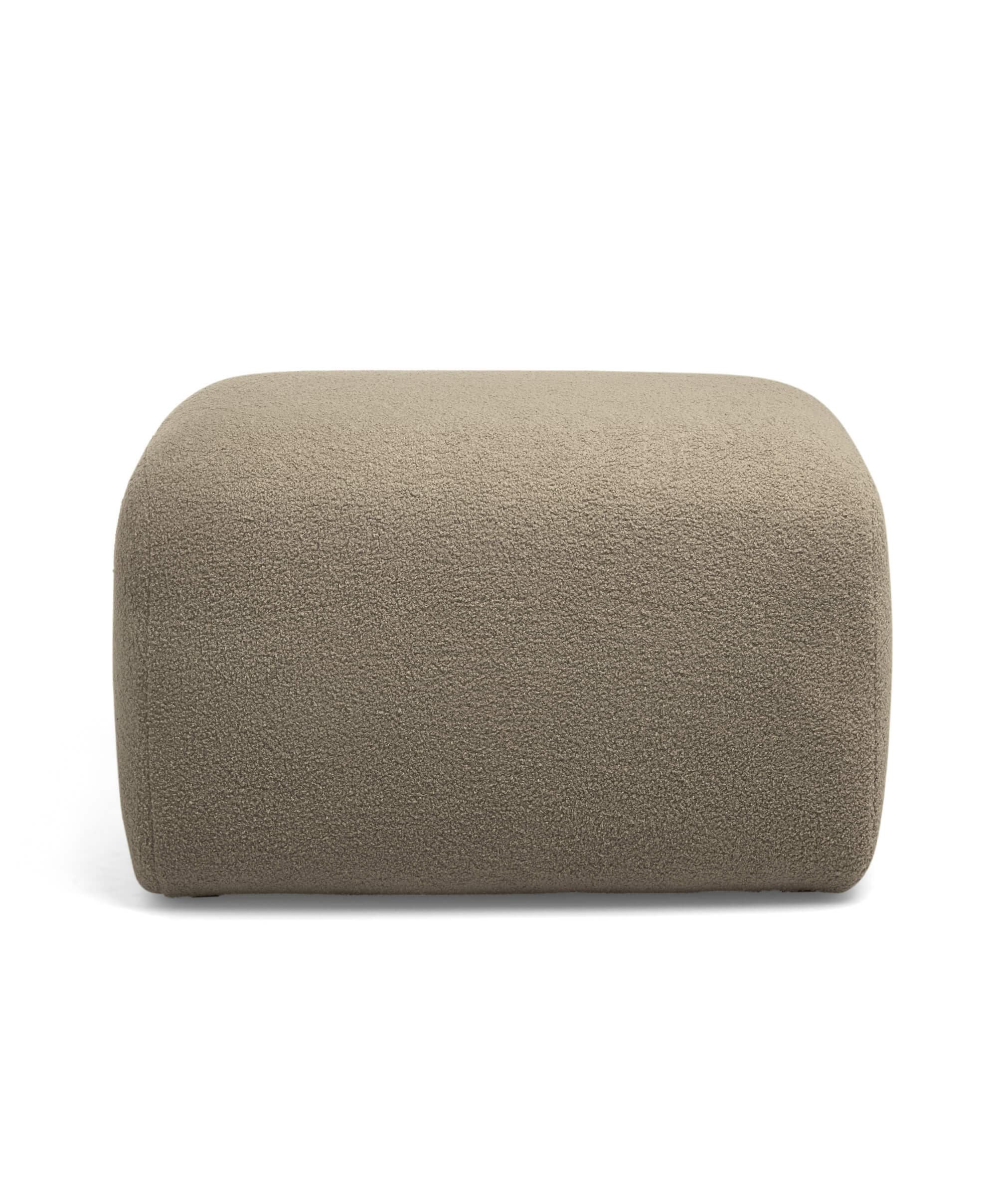Royton Footstool - Mink Boucle - Image 2