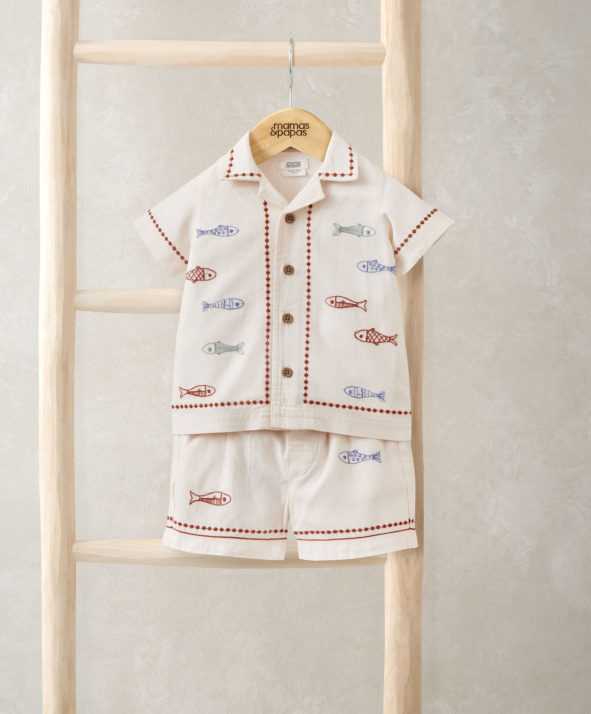 Sardine Linen Top & Shorts Set