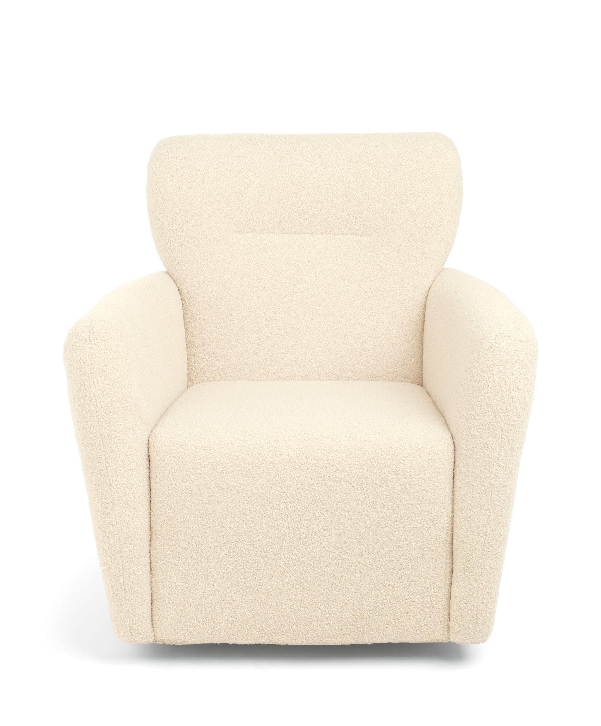 Settle Swivel Nursing Chair - Off White Boucle - Image 3