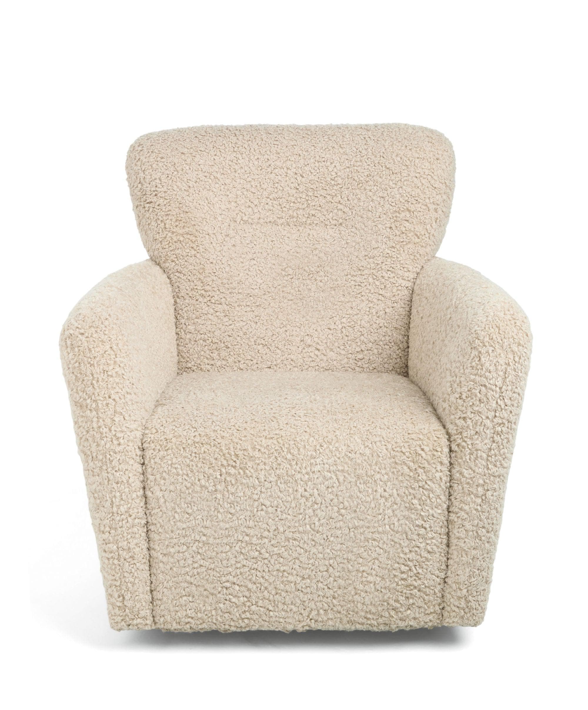 Settle Swivel Nursing Chair - Biscuit Teddy - Image 3