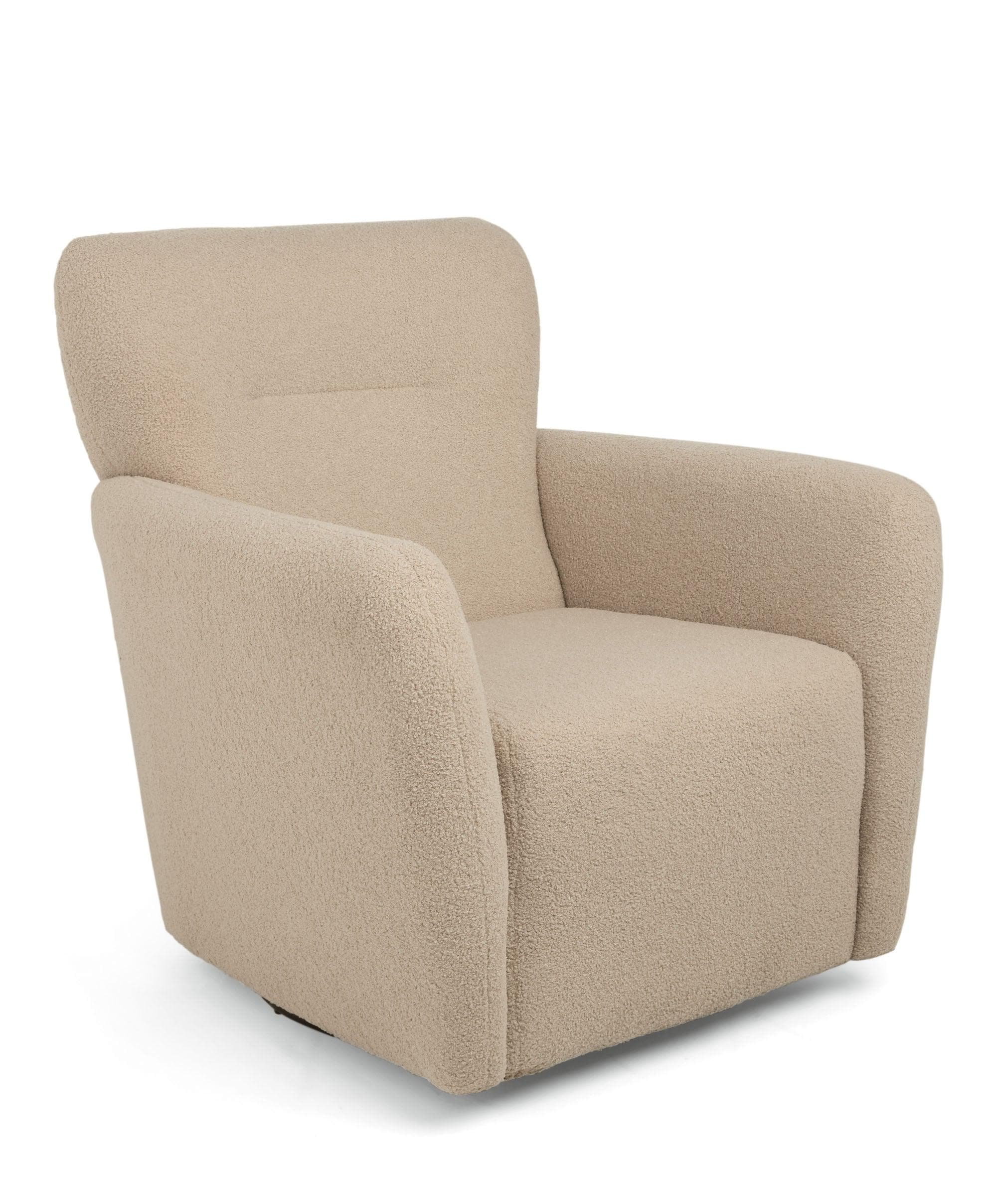Settle Swivel Nursing Chair - Oatmeal Boucle - Image 2