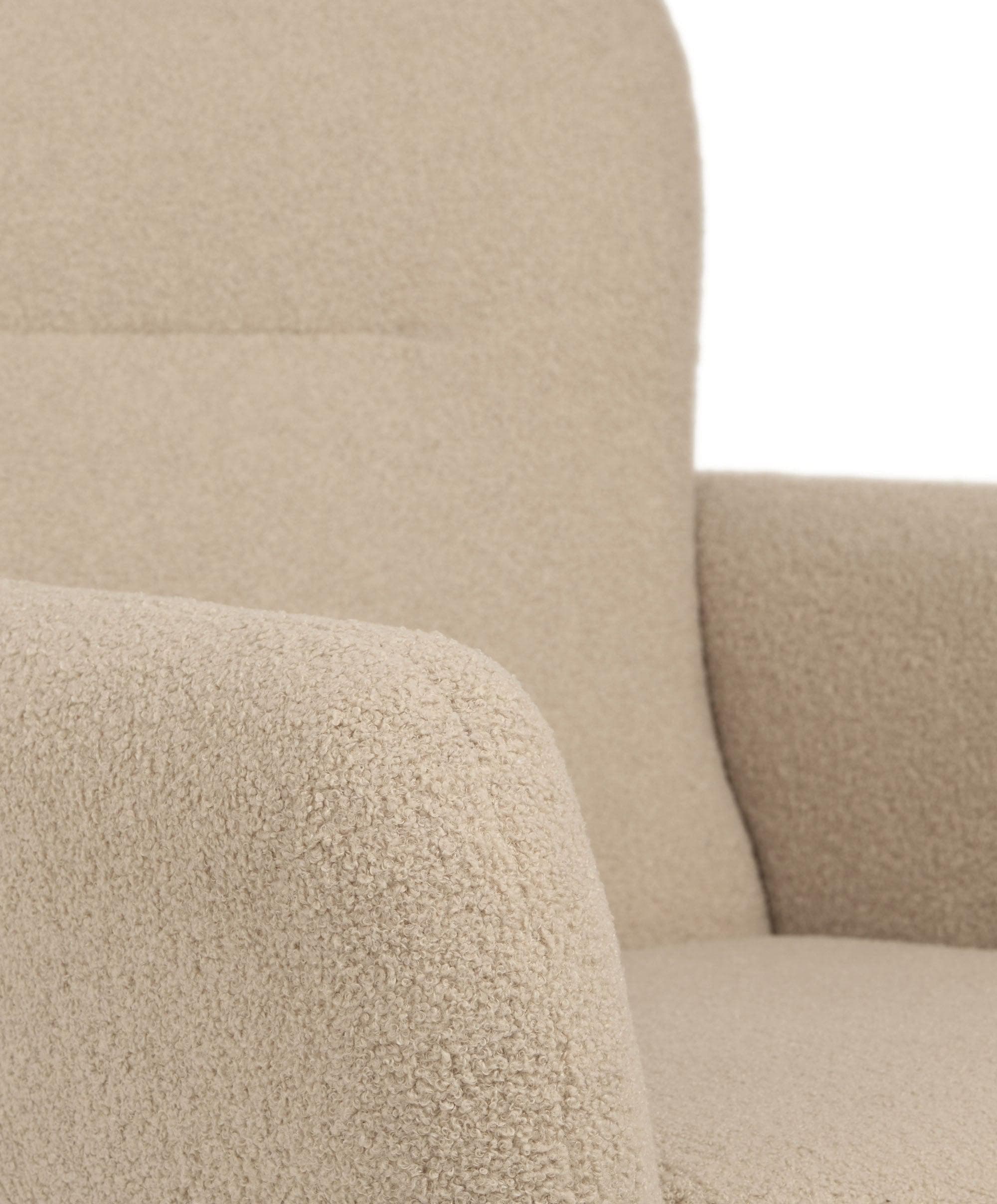 Settle Swivel Nursing Chair - Oatmeal Boucle - Image 5