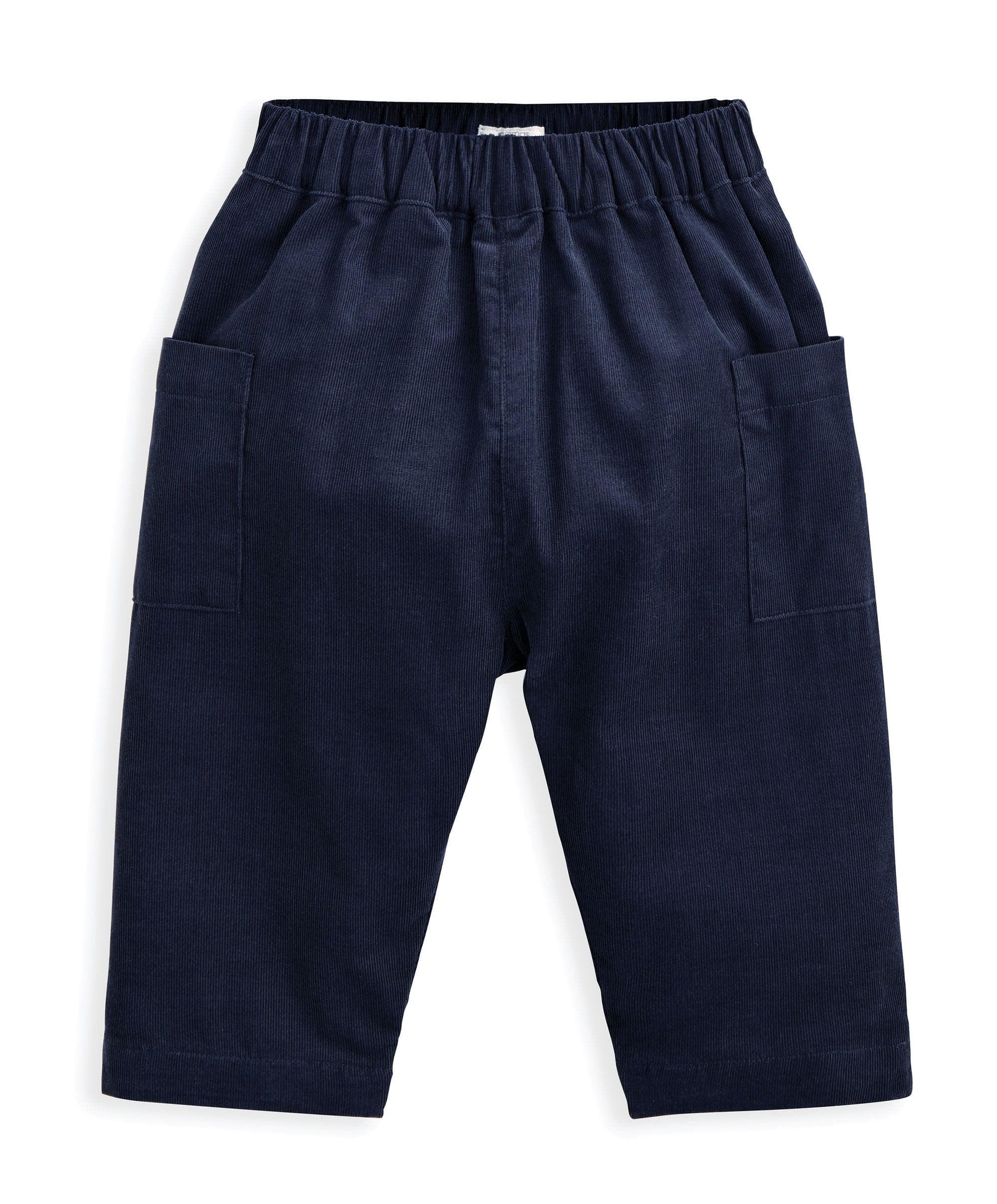 Check Shirt & Blue Cord Trousers Set (2 Pieces) - Image 3