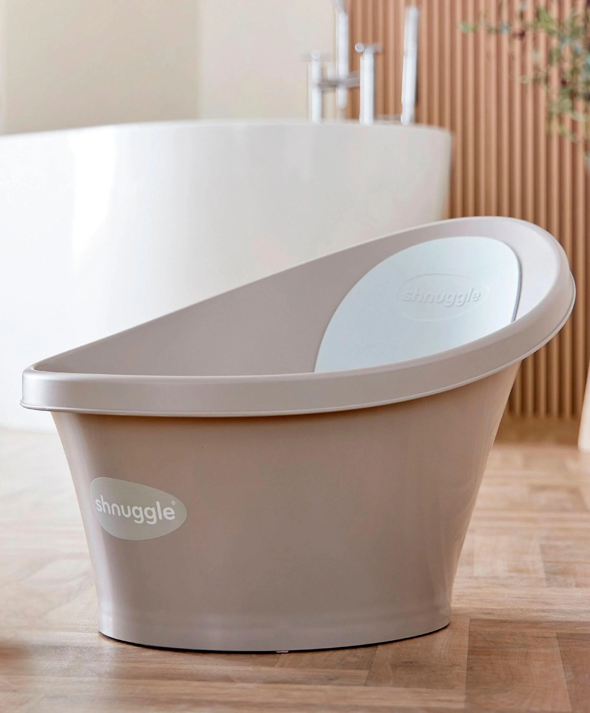 Shnuggle Newborn Baby Bath - Taupe - Image 8