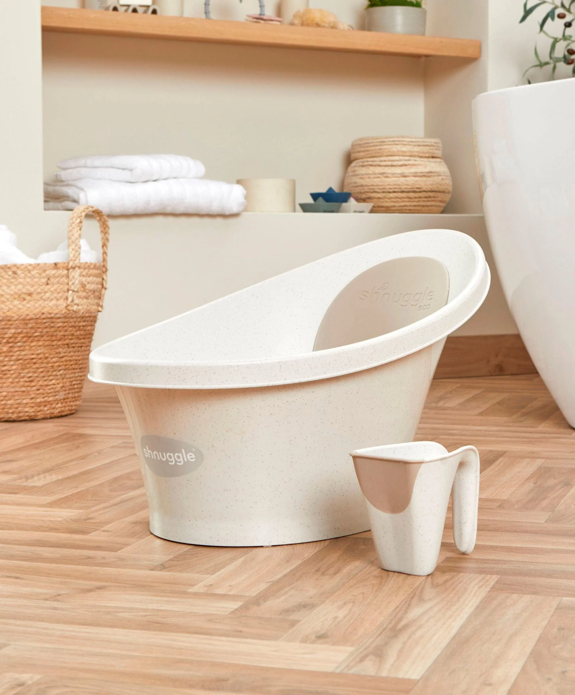 Shnuggle ECO Baby Bath - Cookies & Cream - Image 7