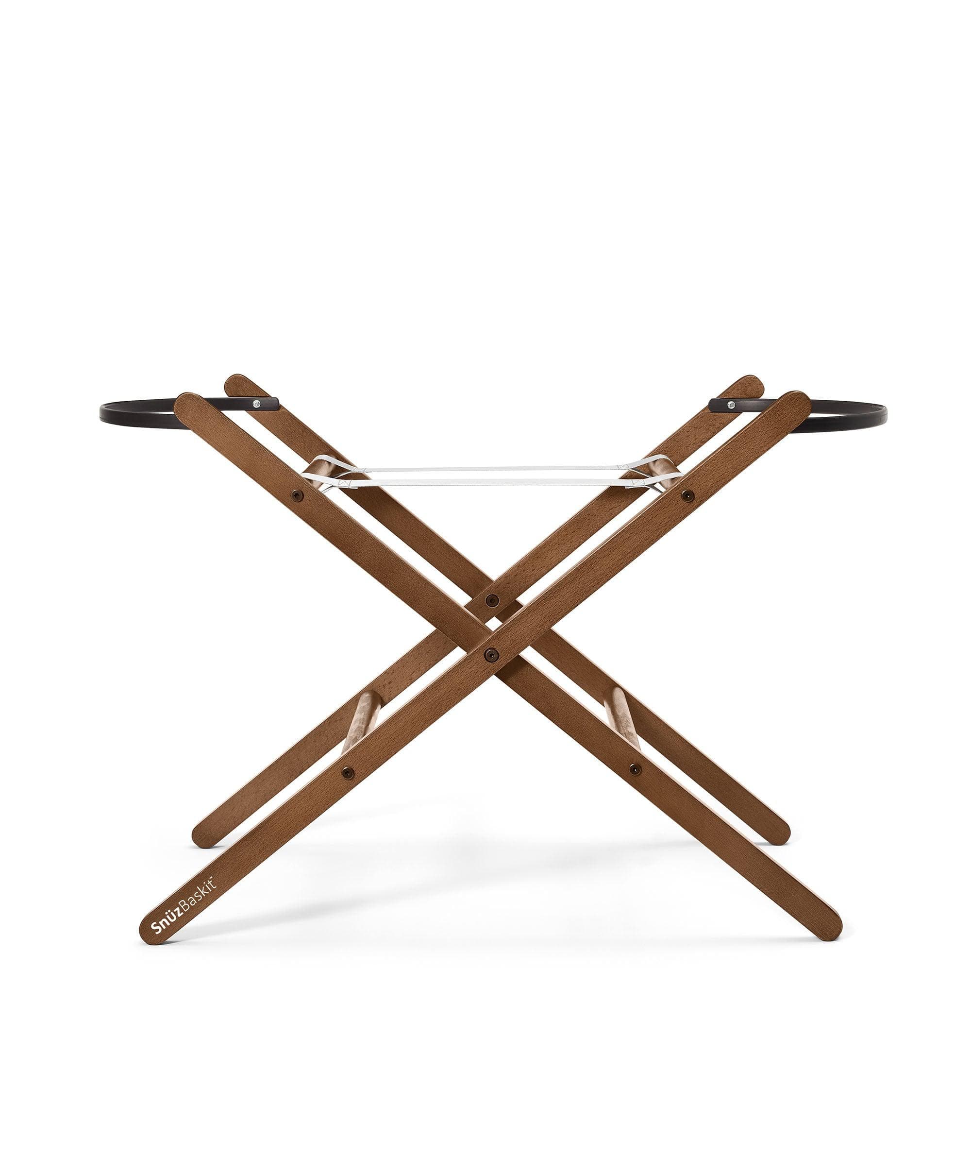 SnuzBaskit Moses Basket & Stand - Graphite/Walnut - Image 10