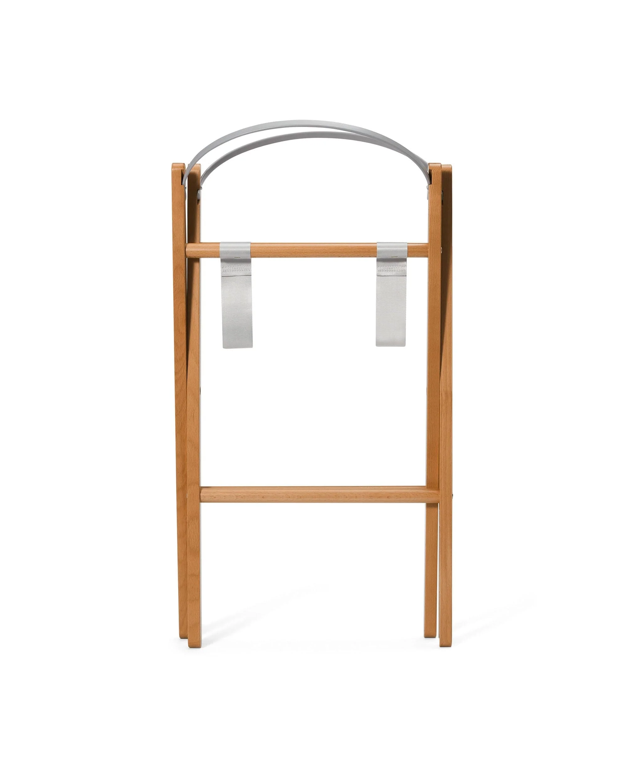 SnuzBaskit Moses Basket & Stand - Light Grey/ Natural - Image 8