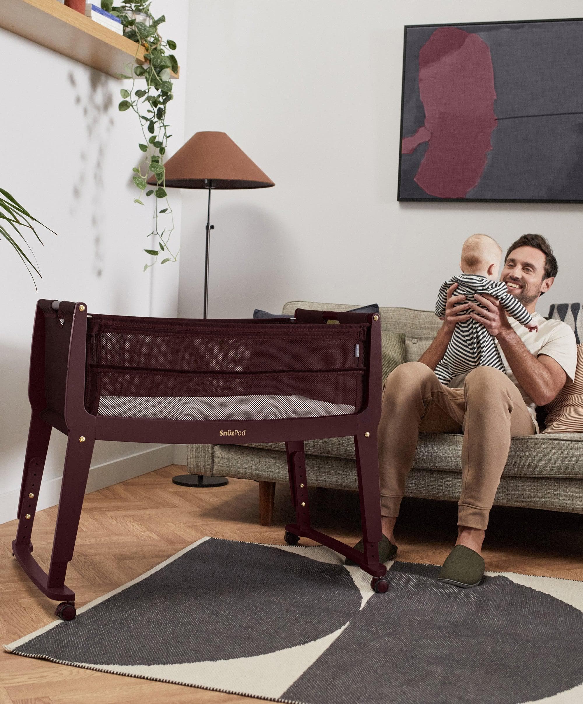 SnuzPod Studio Bedside Crib - Rome - Image 6
