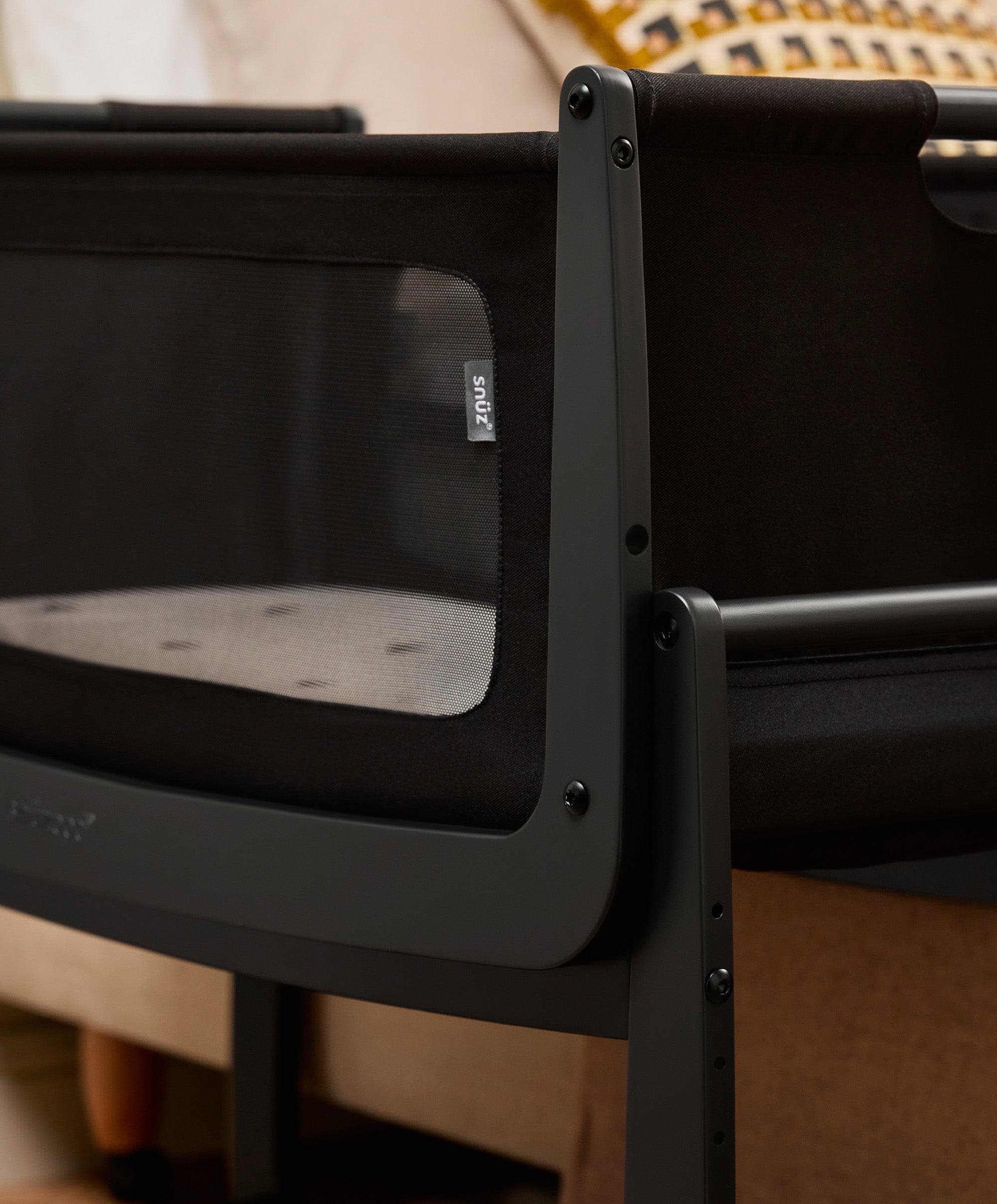 SnuzPod 5 Bedside Crib - Graphite - Image 4