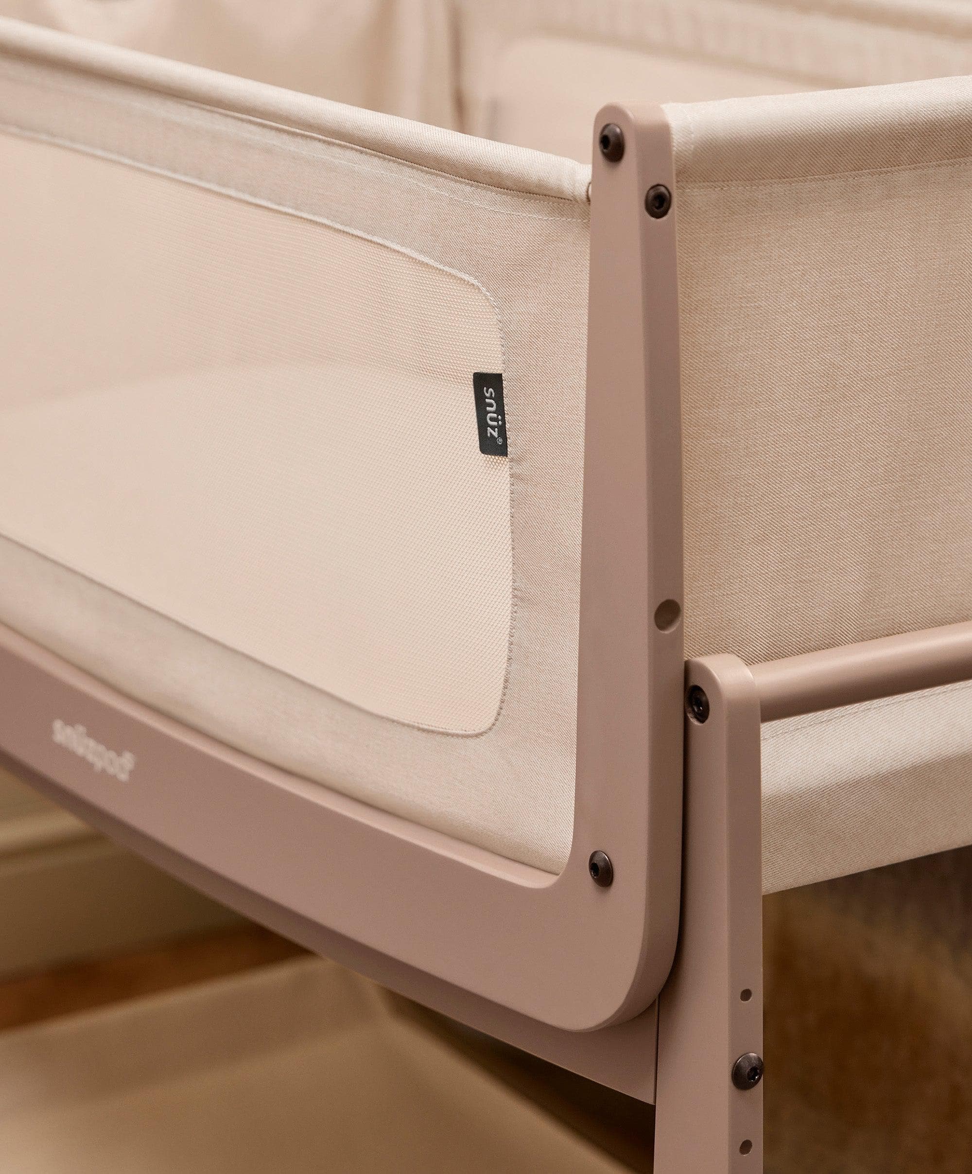 SnuzPod 5 Bedside Crib - Mocha - Image 5
