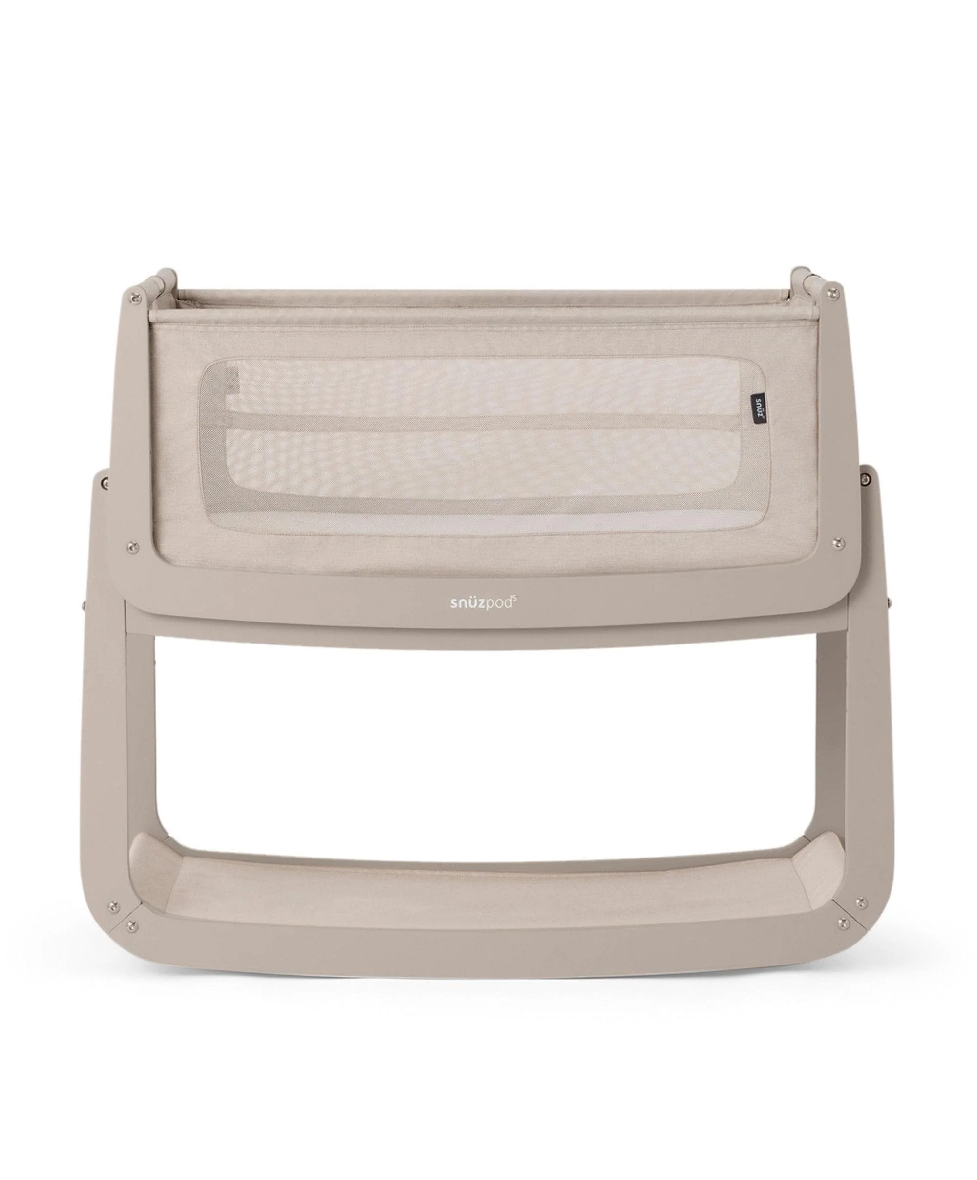 SnuzPod 5 Bedside Crib - Pebble - Image 8