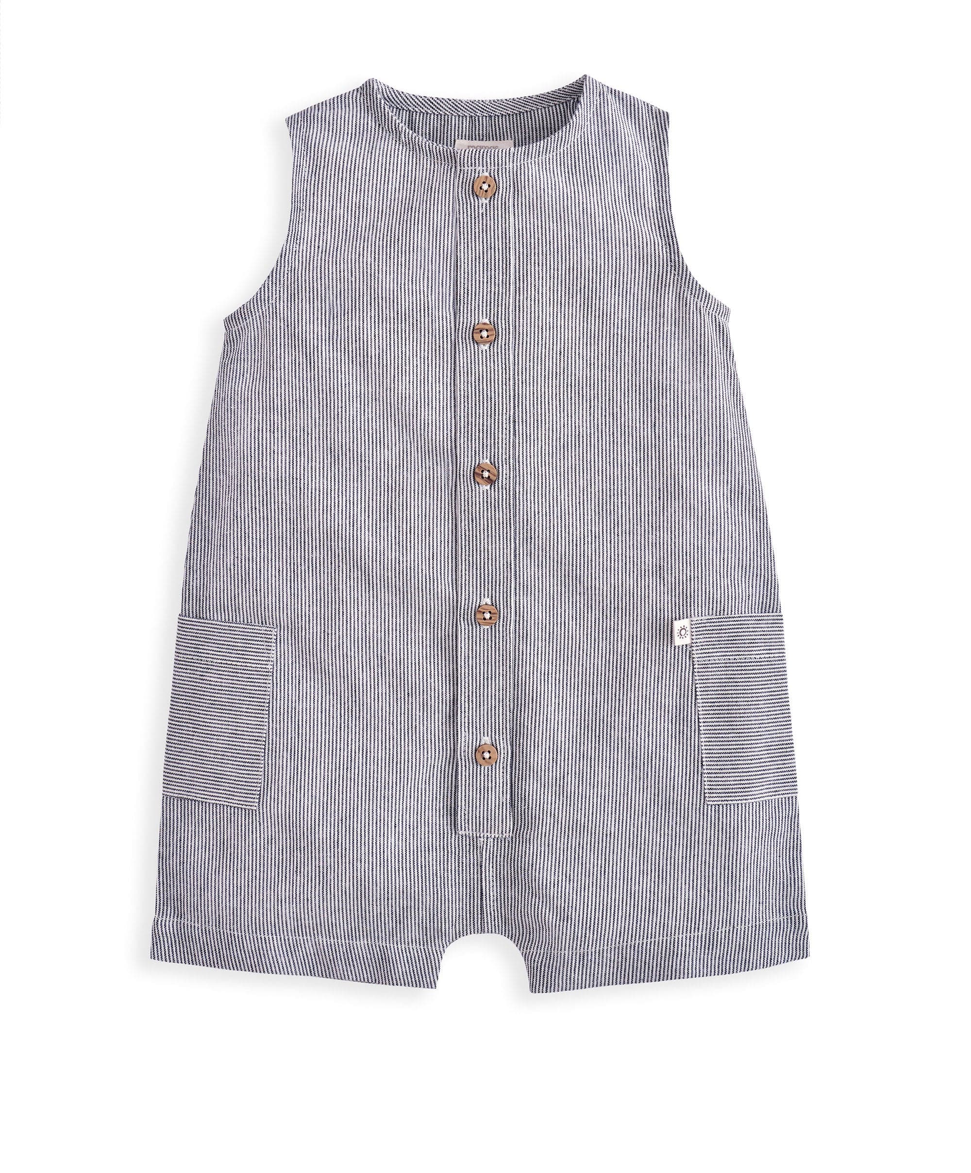 Stripe Shortie Romper & Hat - Image 3